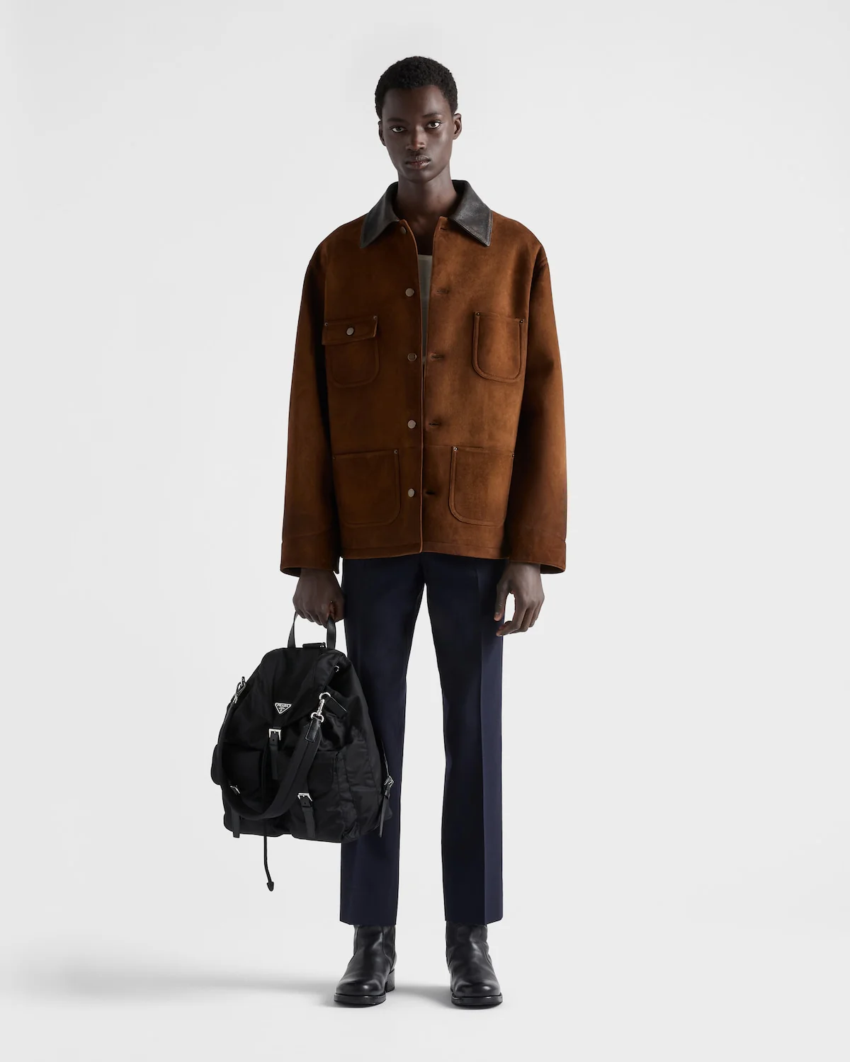 Suede Caban Jacket - Image 2
