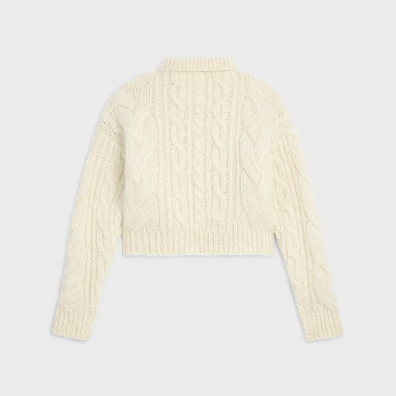 Sweater In Aran Mohair And Wool - Image 2