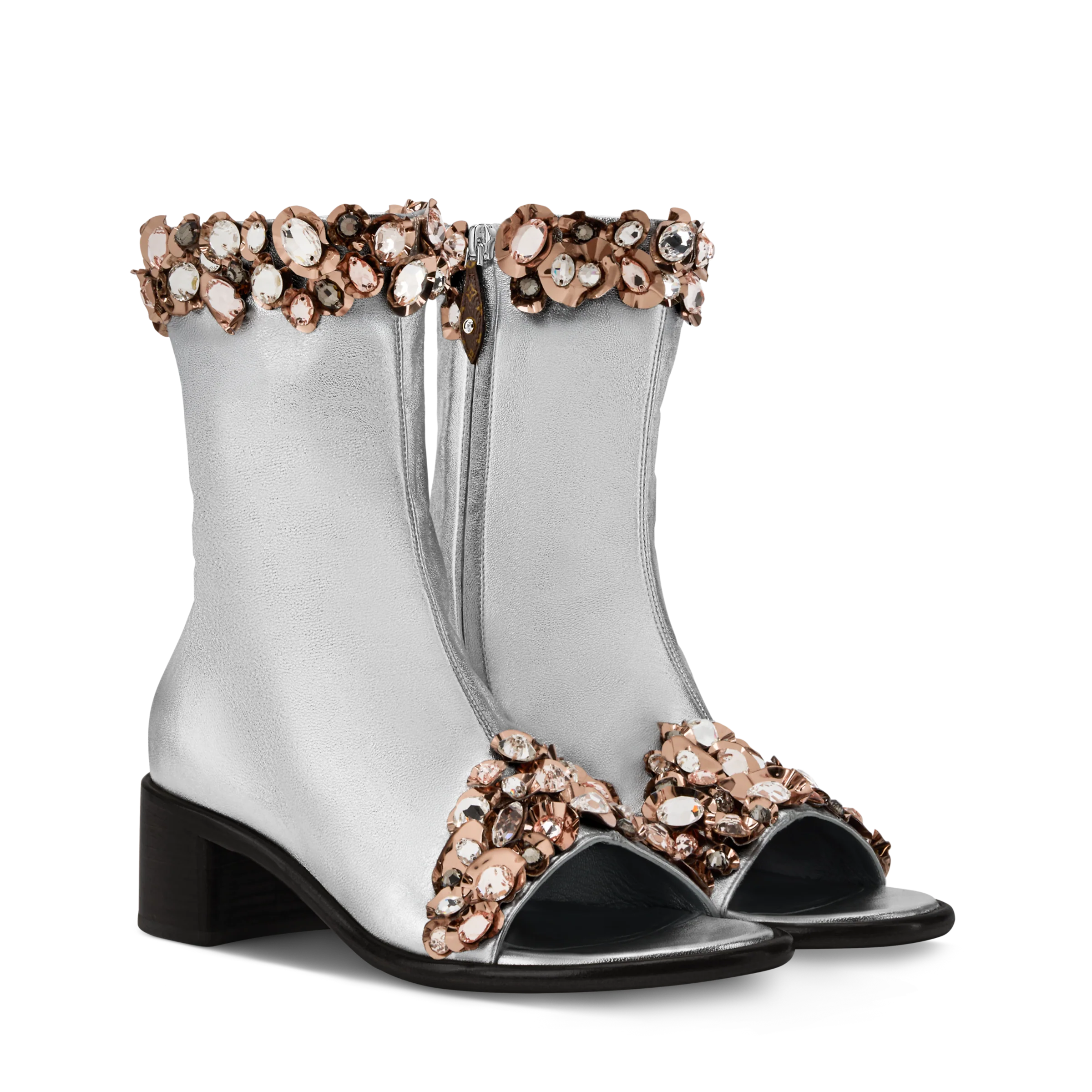 Talisman Open Toe Ankle Boots - Image 2