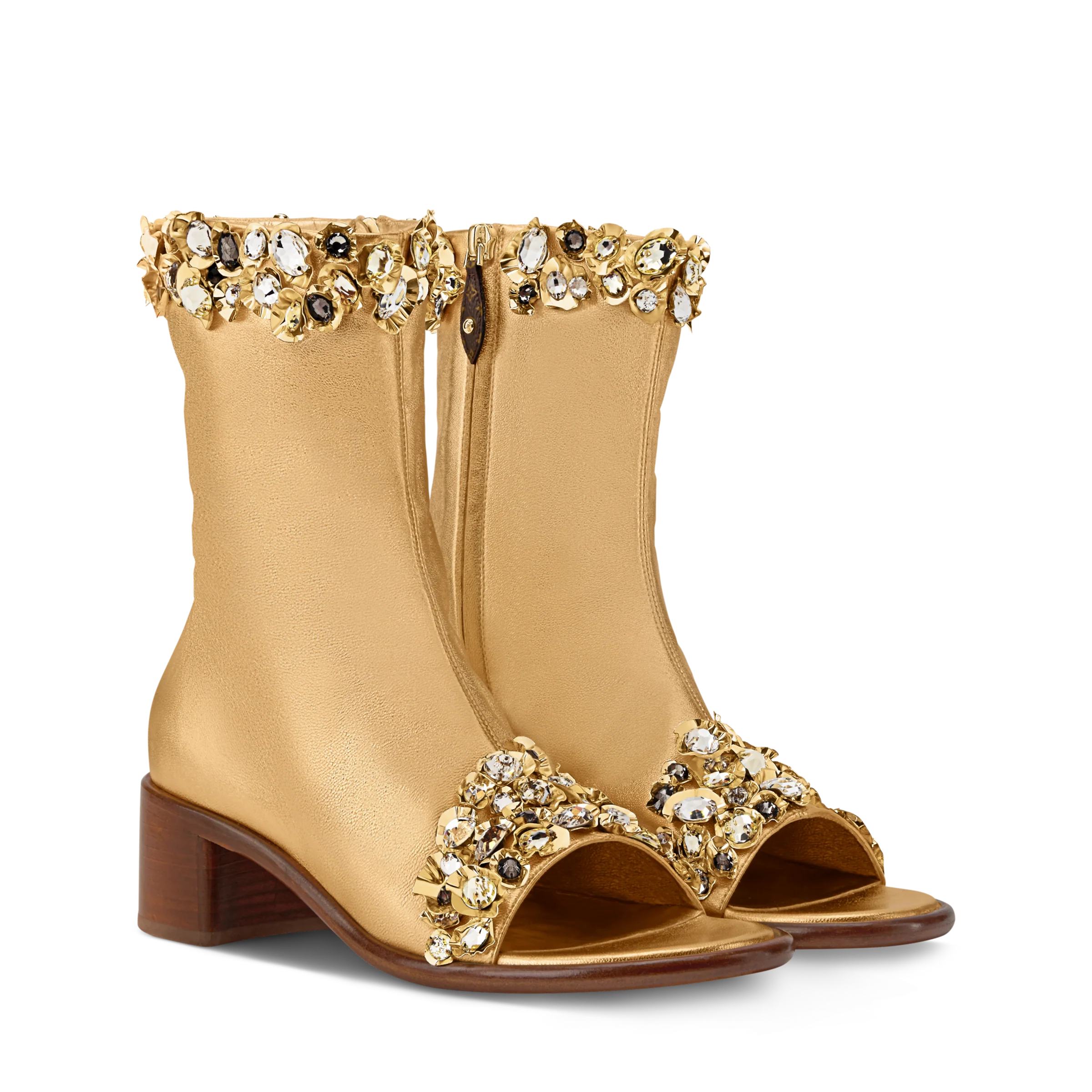 Talisman Open Toe Ankle Boots - Image 5