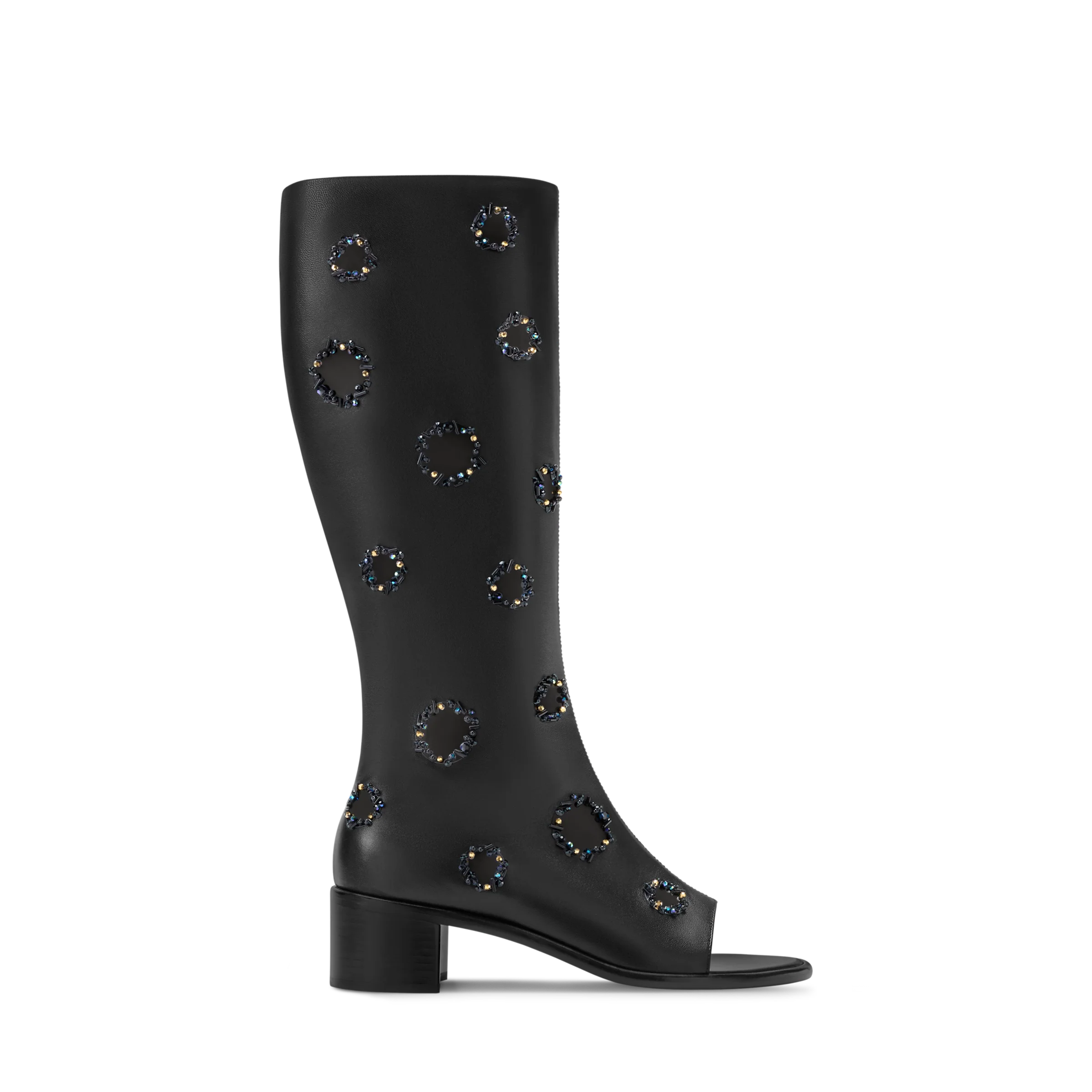 Talisman Open Toe High Boots
