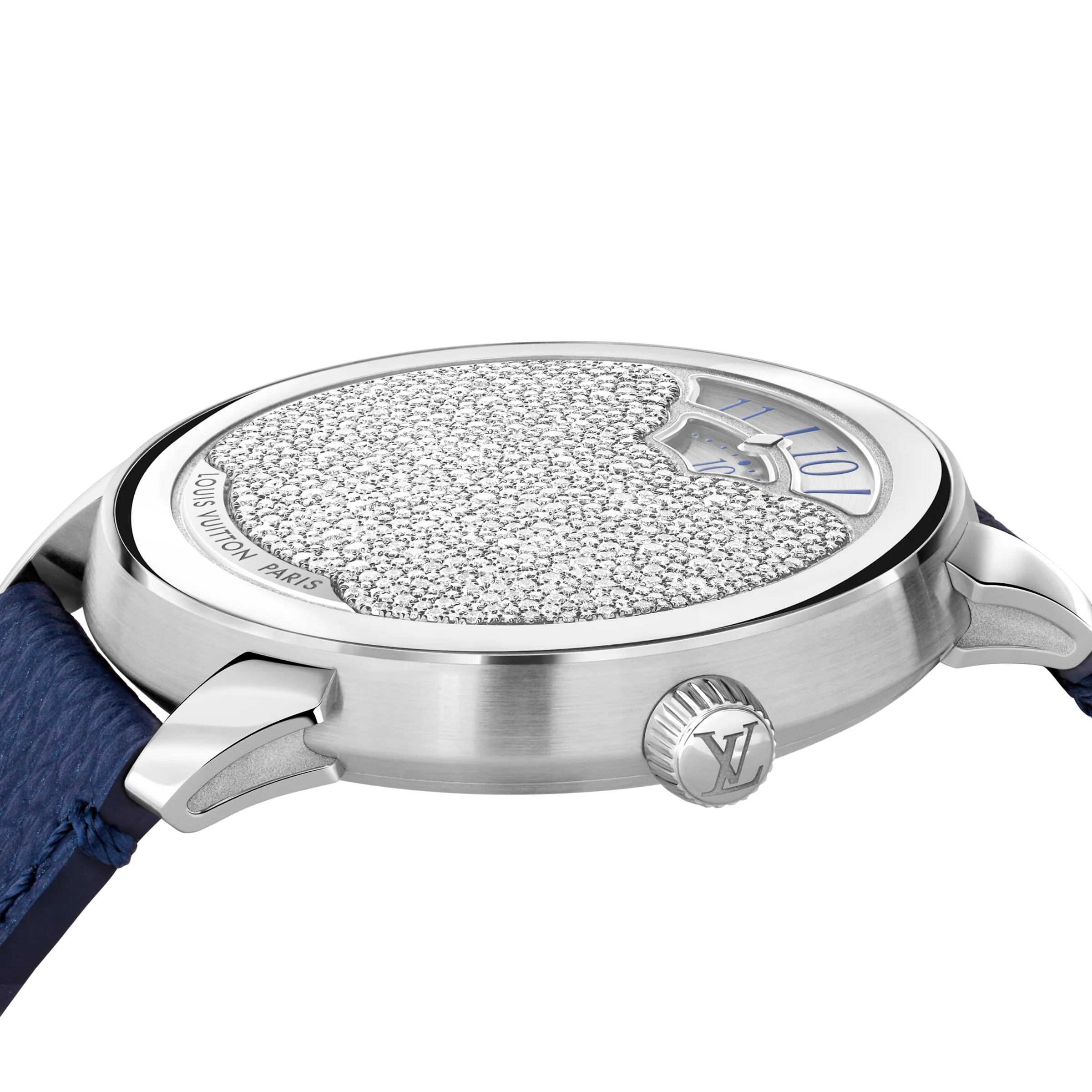 Tambour Convergence, Automatic, 37 MM Watch, Platinum and Diamonds - Image 3
