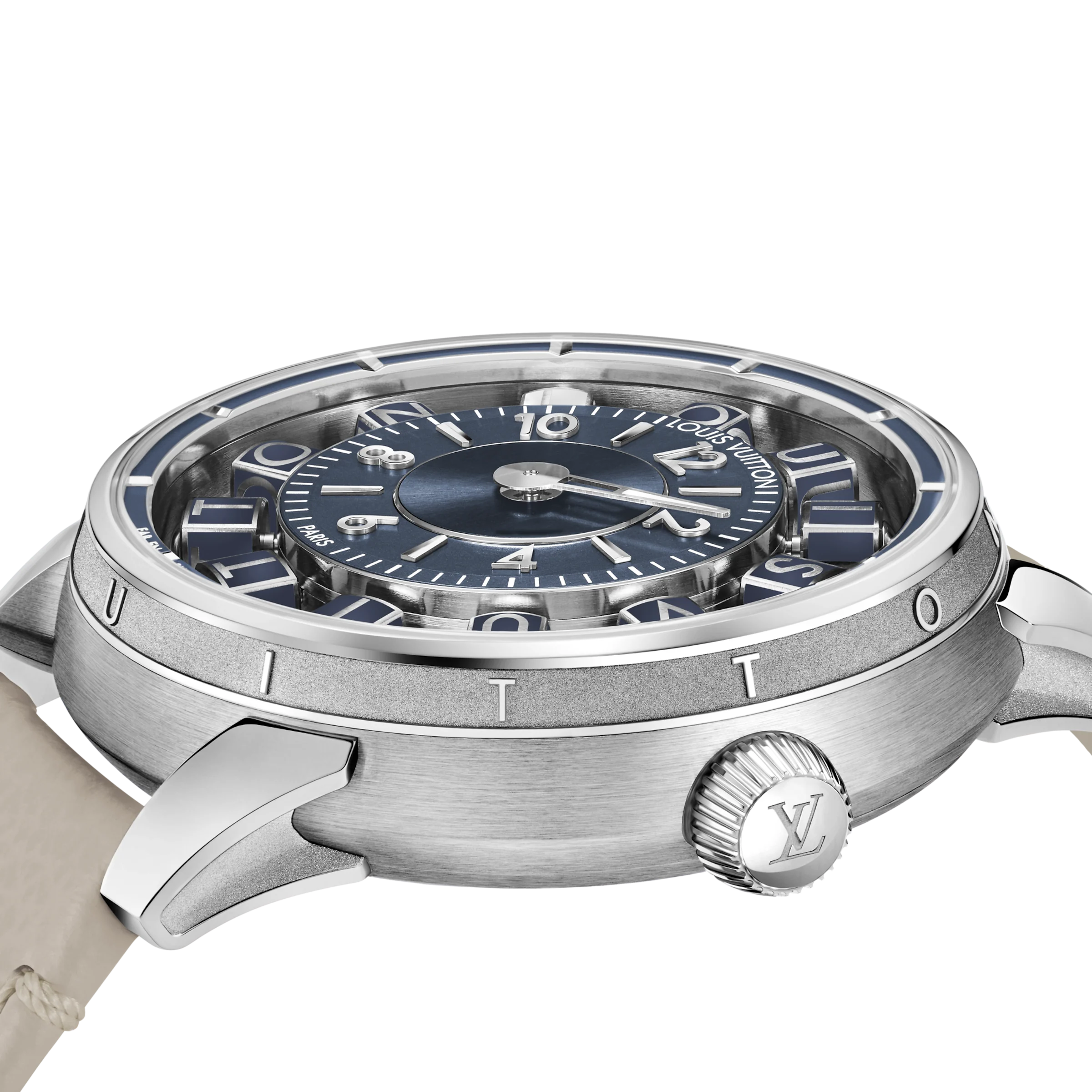 Tambour Taiko Spin Time Air, Automatic, 42.5 MM, White Gold - Image 4