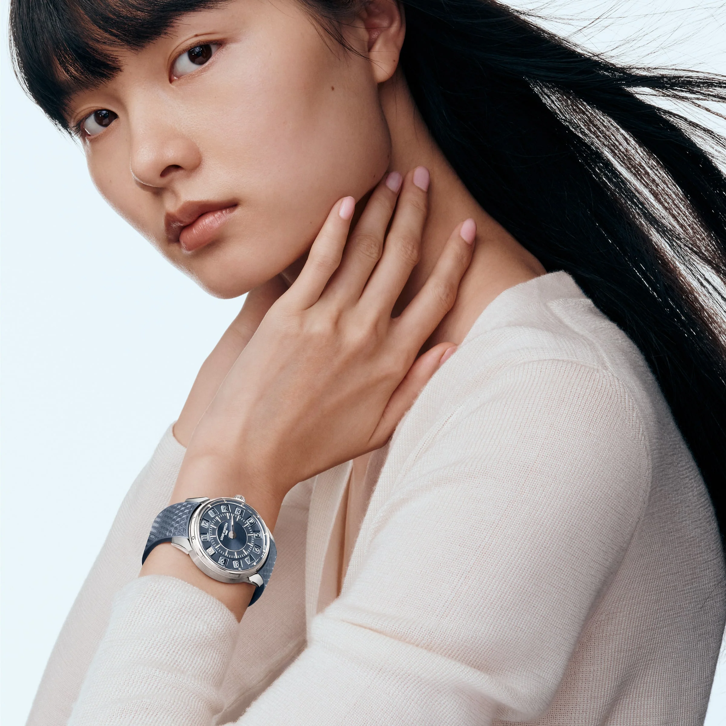 Tambour Taiko Spin Time, Automatic, 39.5mm, White Gold - Image 3