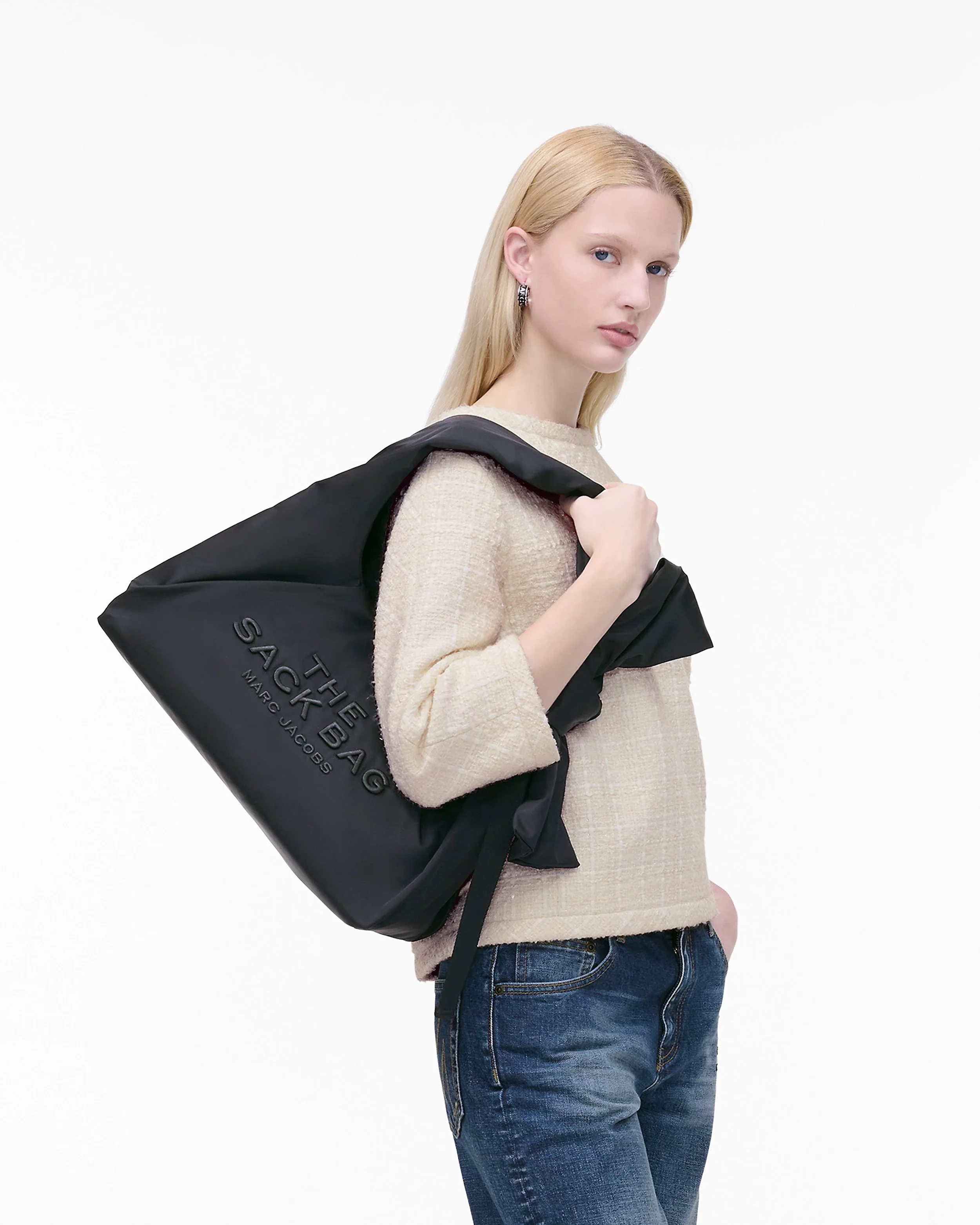 The Bow Nylon Sack Bag - Image 2