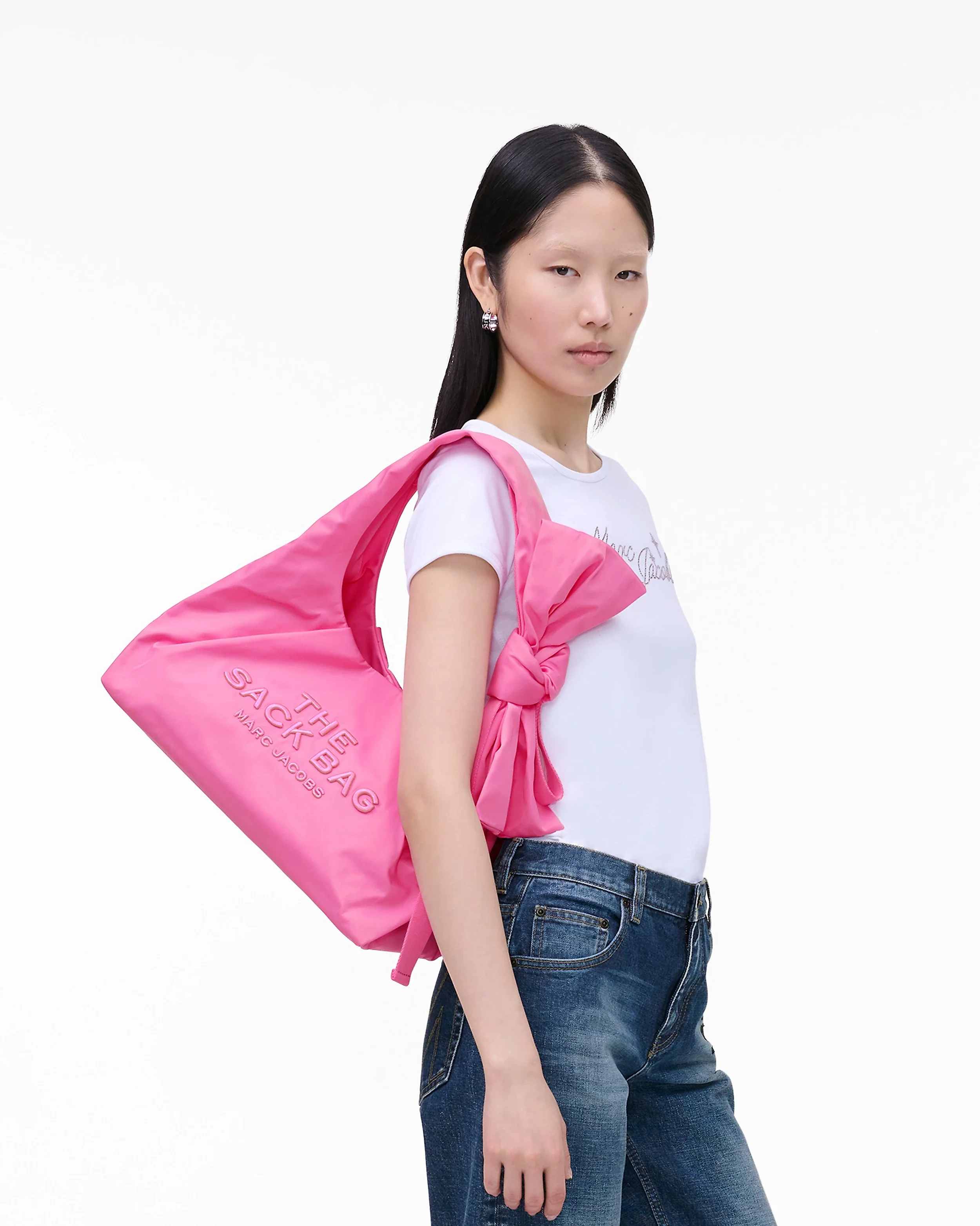 The Bow Nylon Sack Bag - Image 6