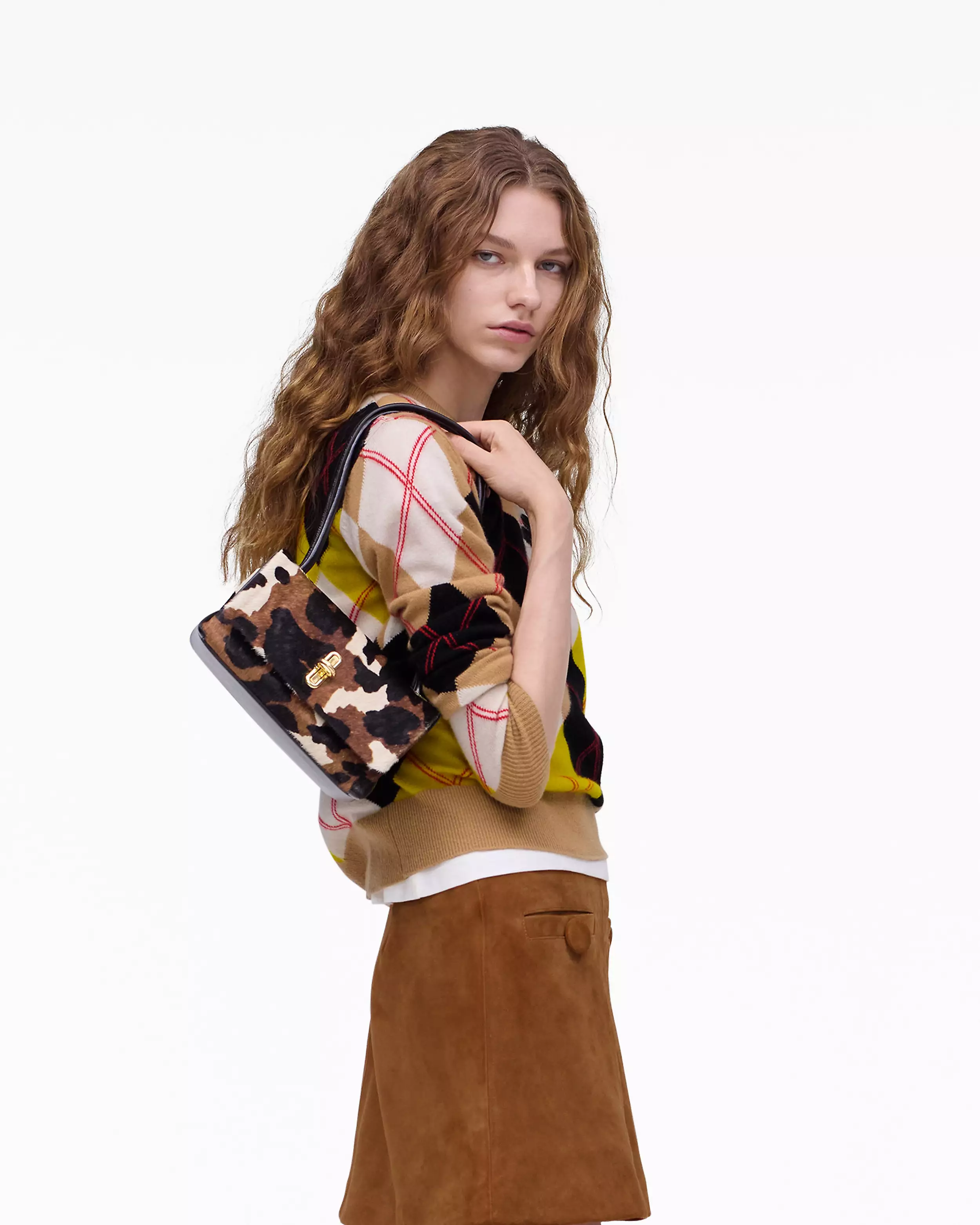 The Cow Haircalf Mini Dual Shoulder Bag - Image 2