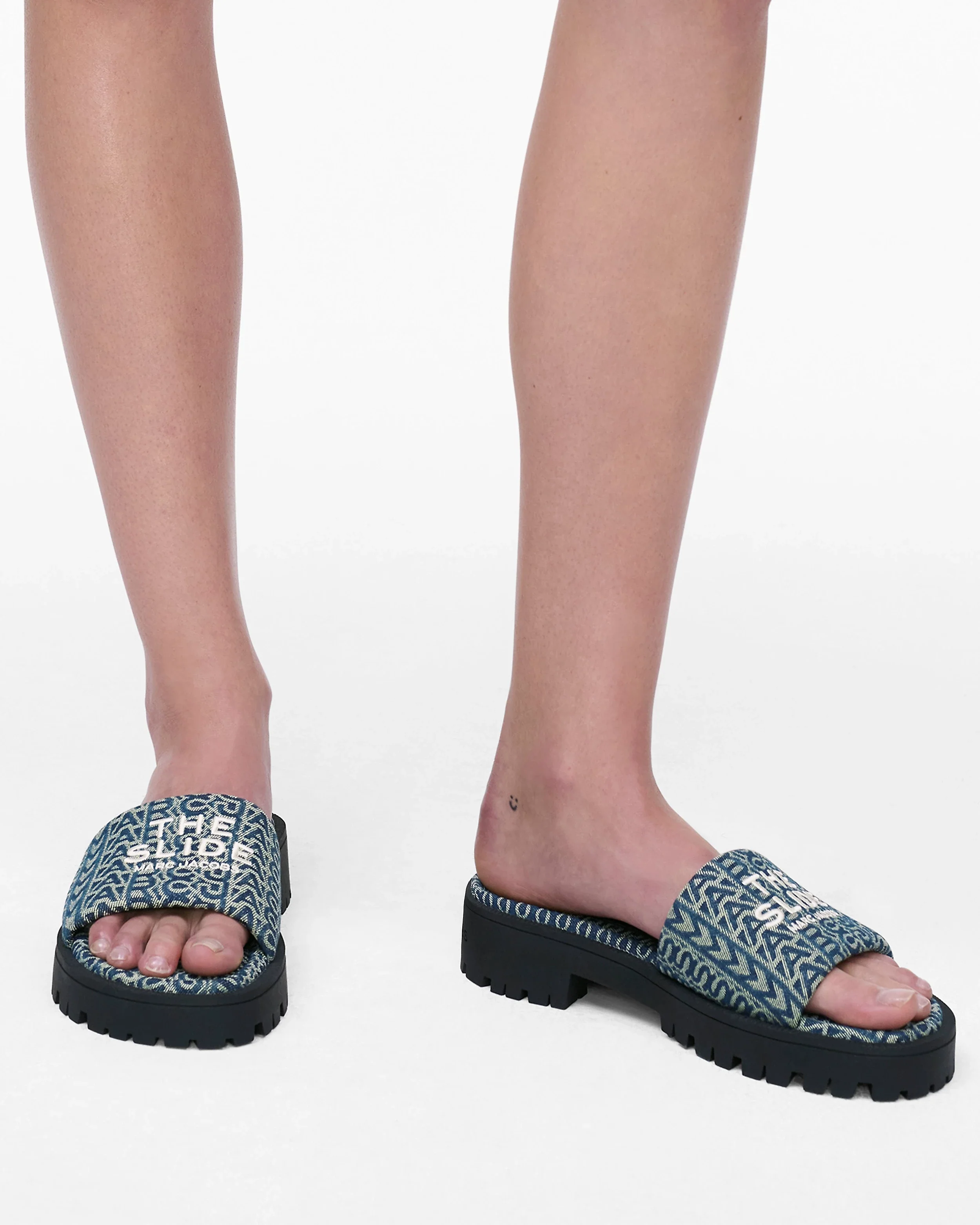 The Denim Monogram Lug Sole Slide - Image 2