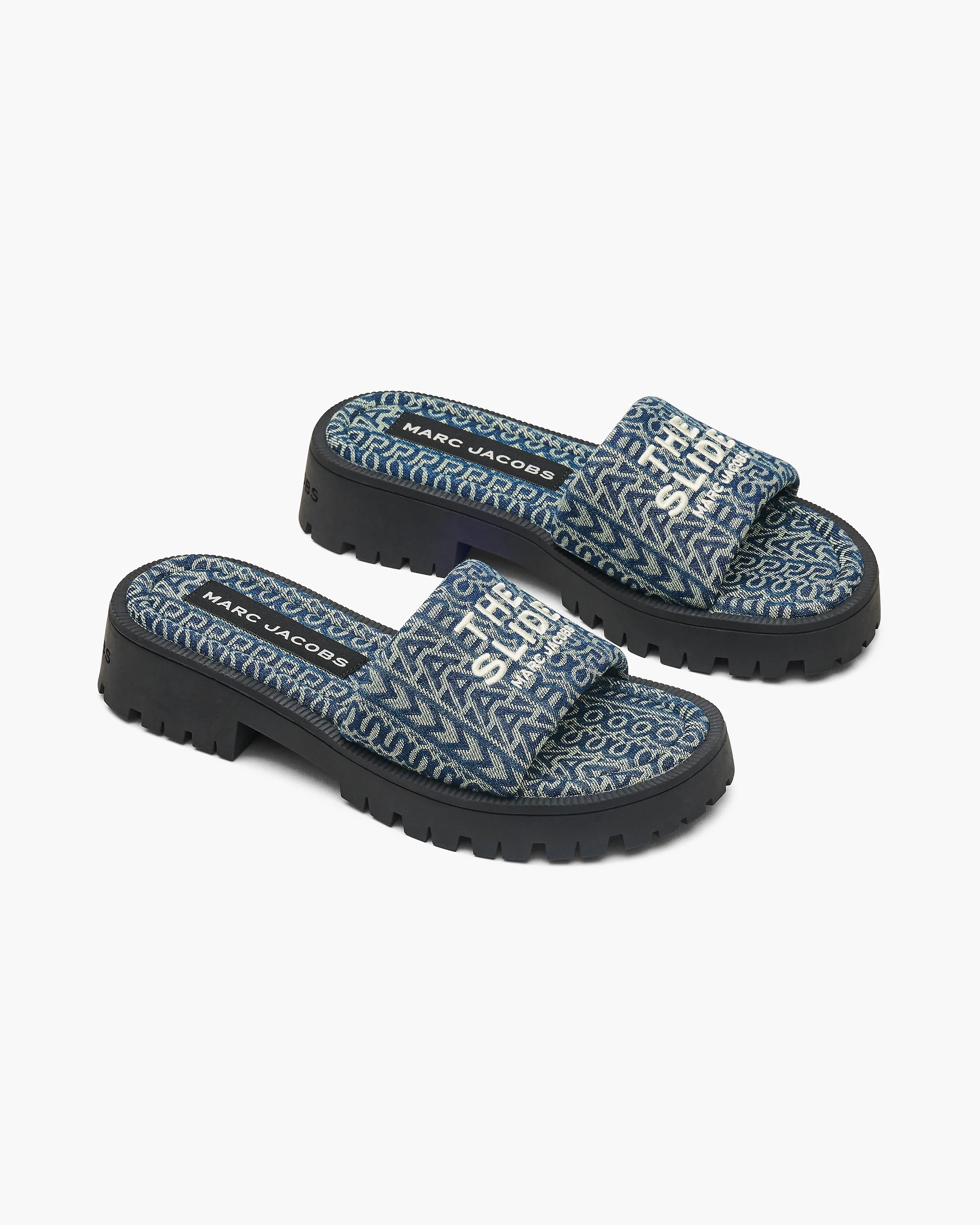 The Denim Monogram Lug Sole Slide - Image 4