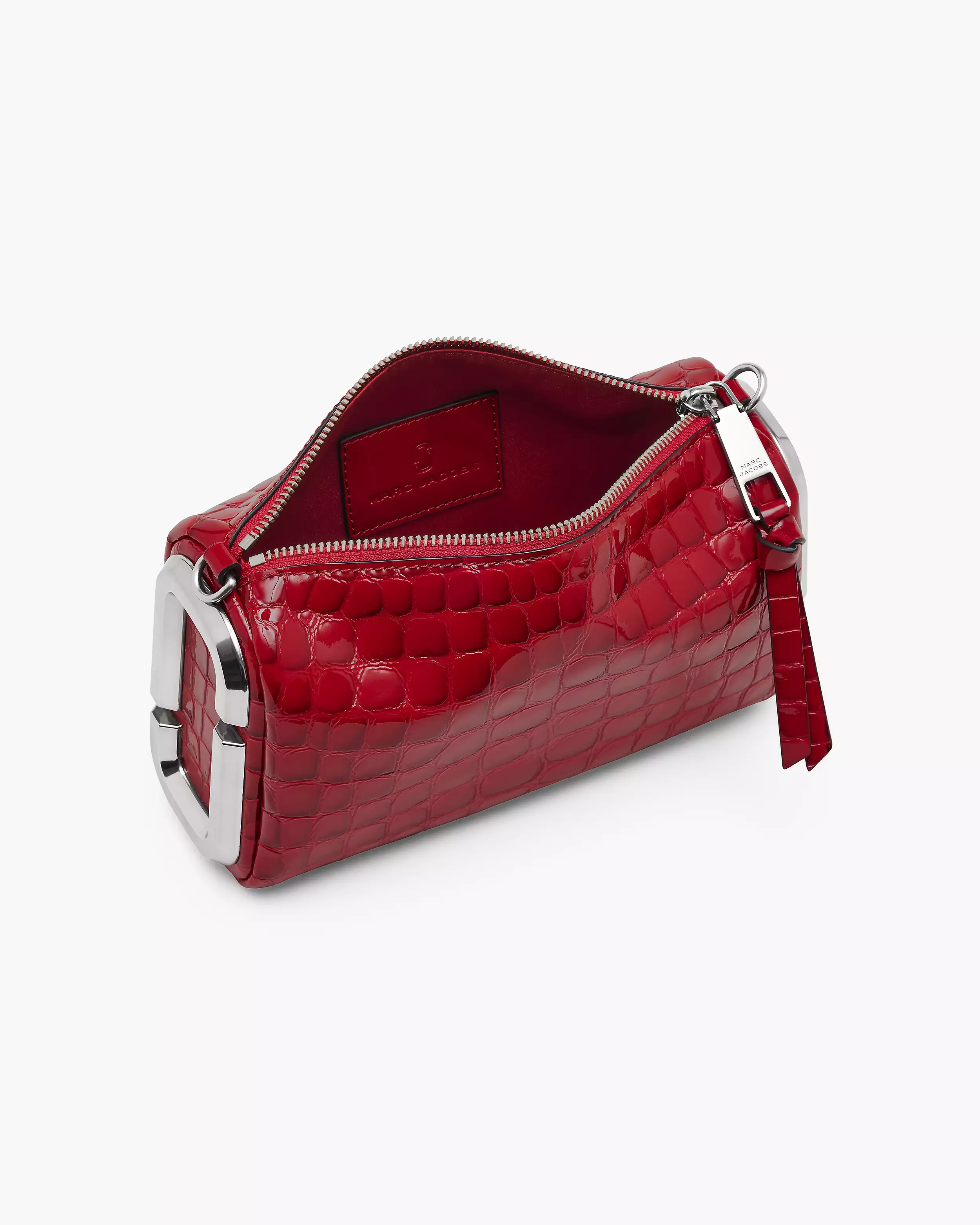 The Glossy Croc Snapshot Shoulder Bag - Image 3