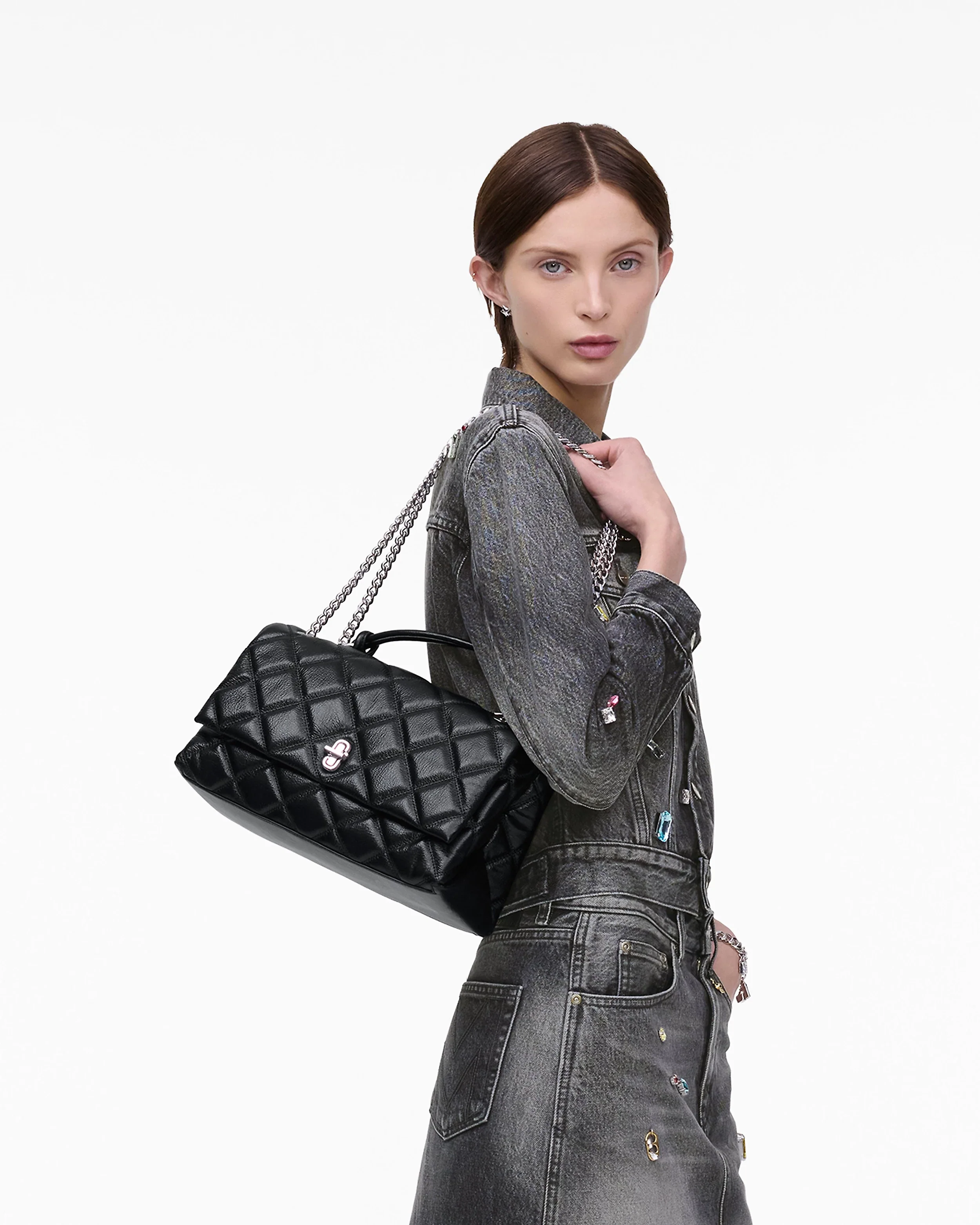 The Quilted Dual Convertible Shoulder Bag - Image 2