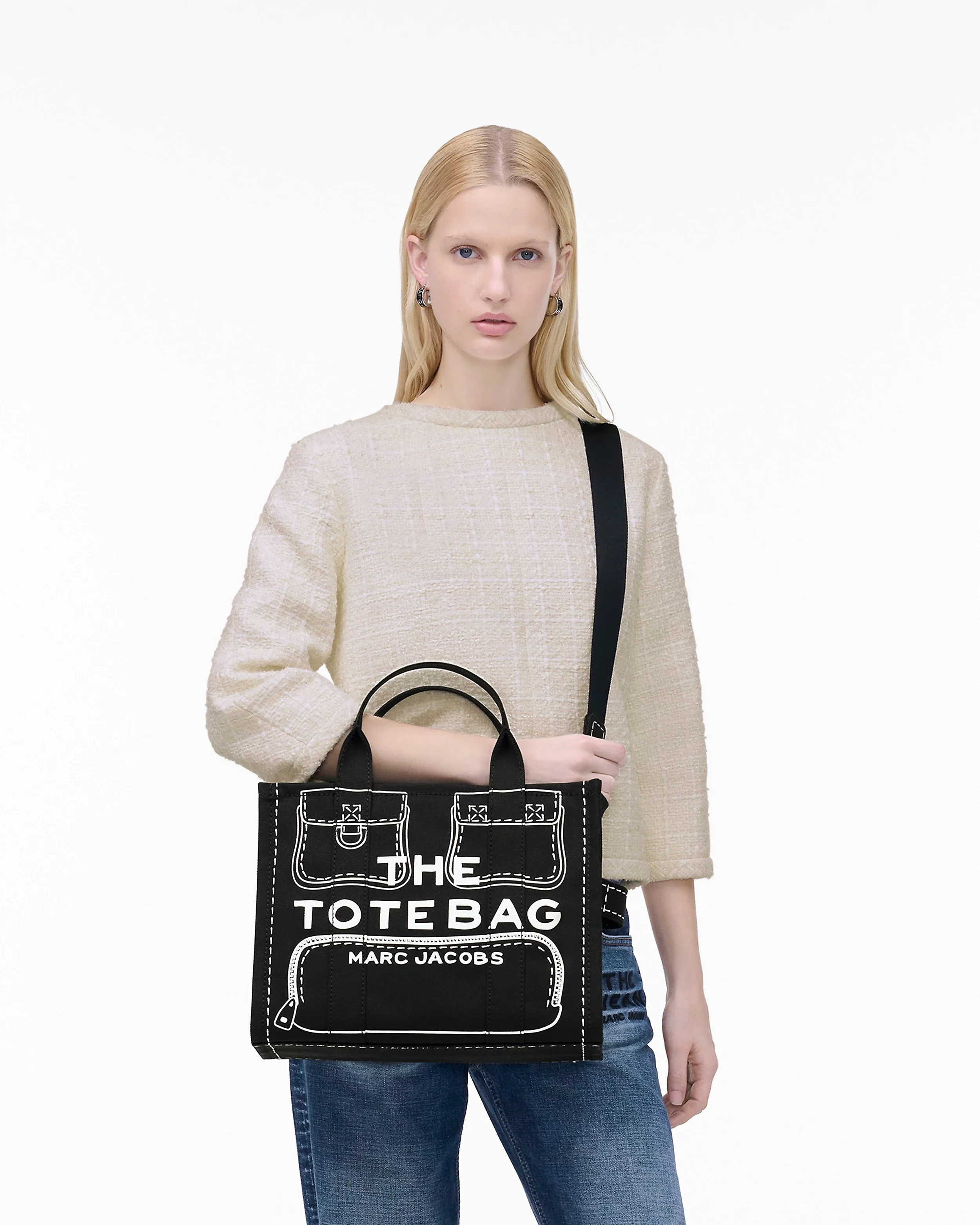 The Trompe L'Oeil Cargo Canvas Medium Tote Bag - Image 2