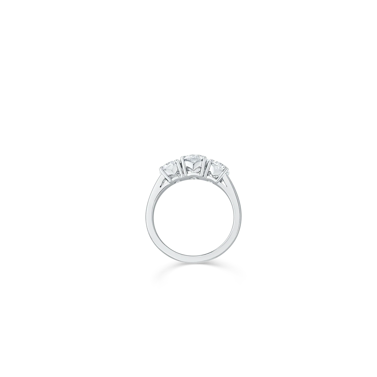 Trilogy Diamond Engagement Ring - Image 3