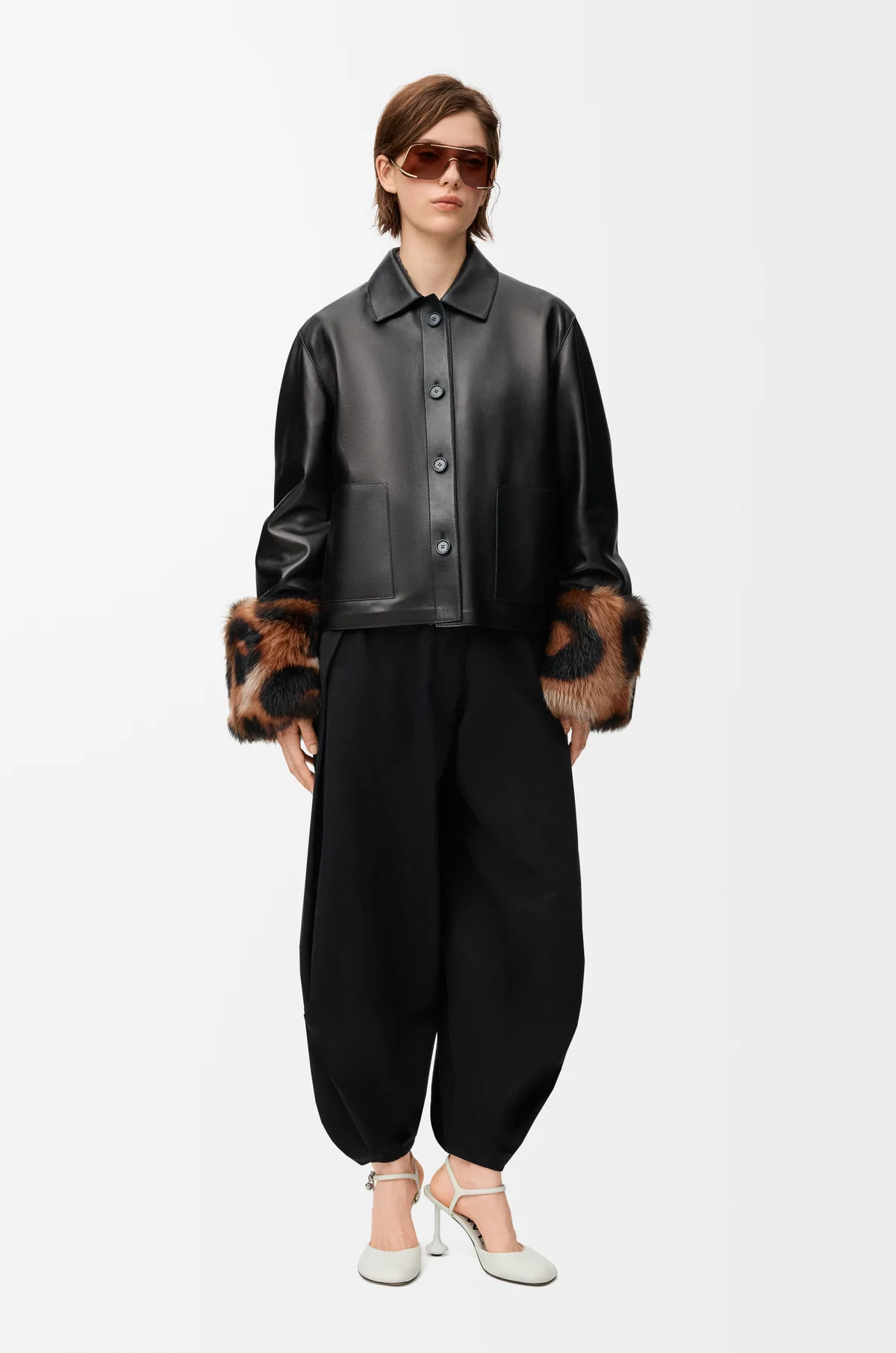 Turn-up Jacket In Nappa Lambskin - Image 2