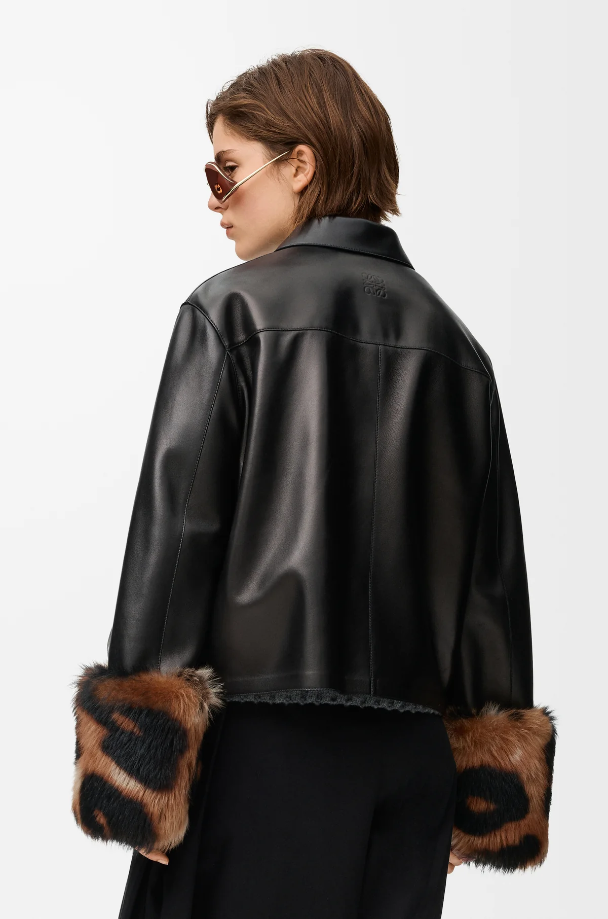 Turn-up Jacket In Nappa Lambskin - Image 4