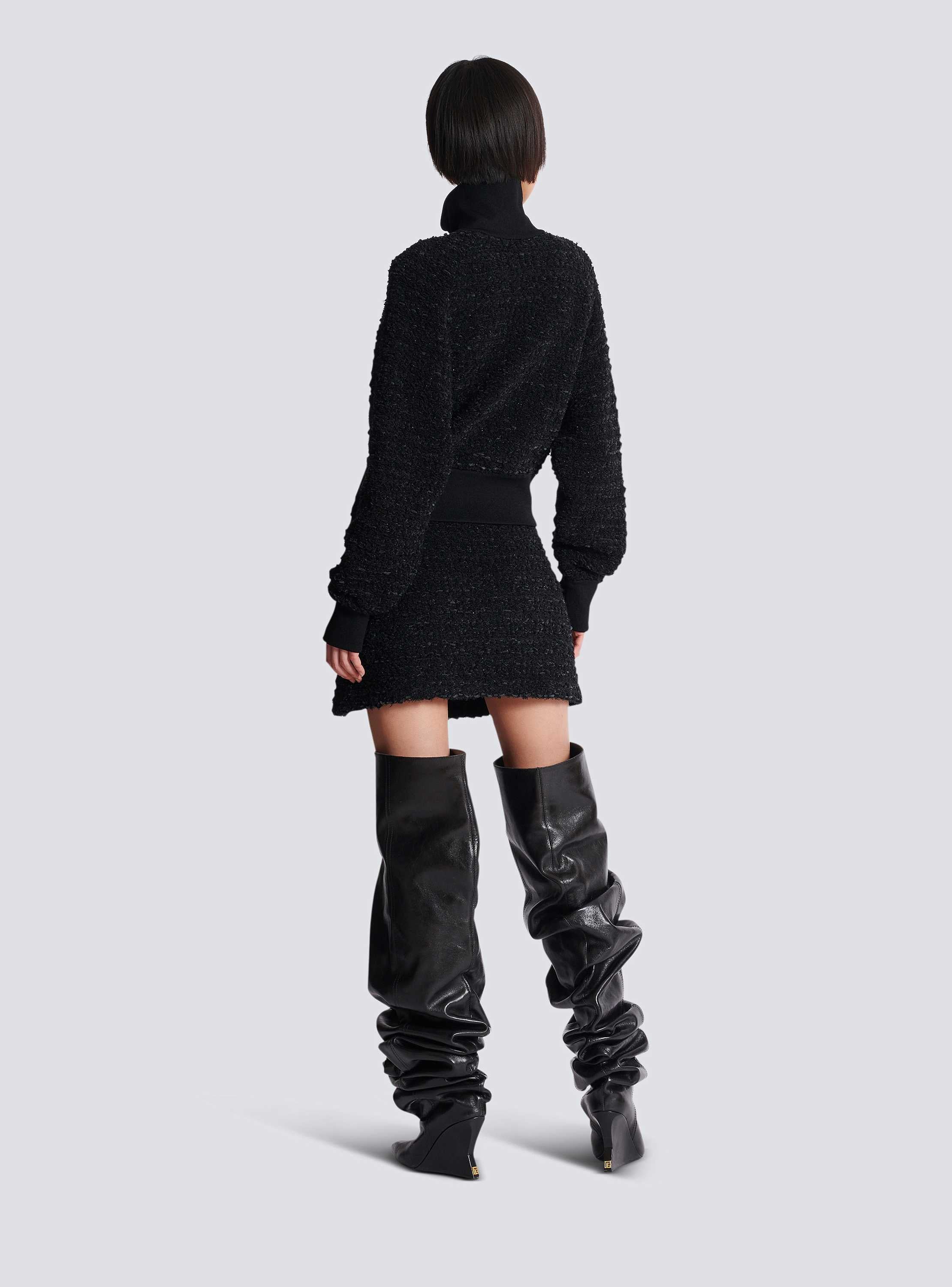 Tweed Bomber Jacket - Image 4