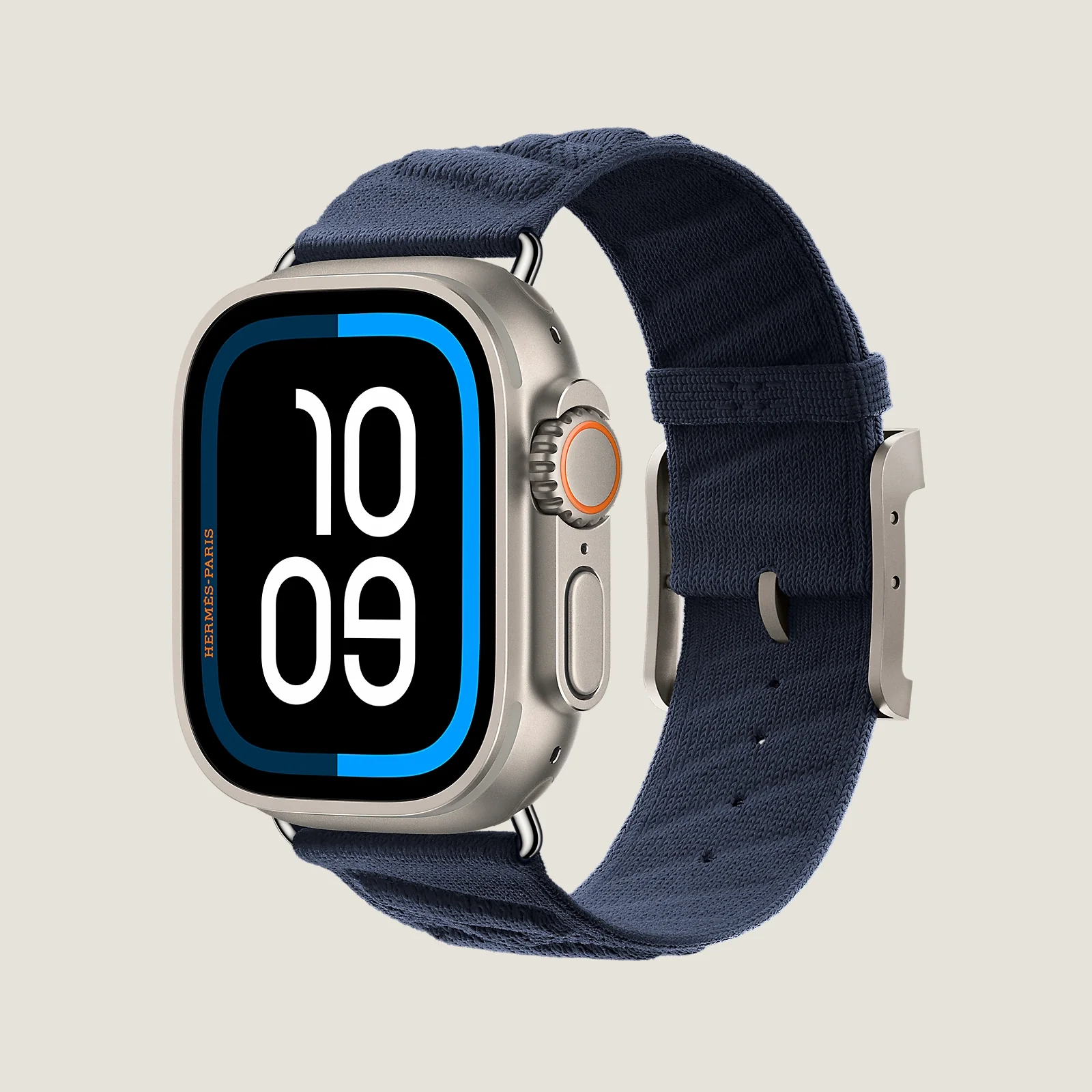 Ultra 2 Case & Band Apple Watch Hermès Ultra Single Tour 49 mm En Mer - Image 3
