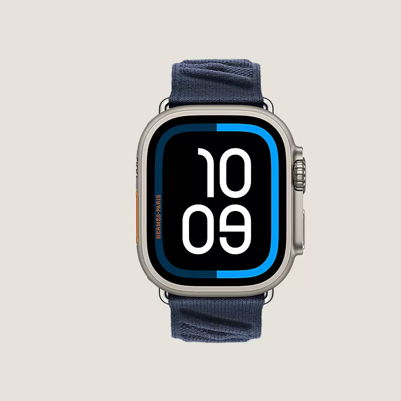 Ultra 3 case & Band Apple Watch Hermès Ultra Single Tour 49 mm En Mer - Image 3