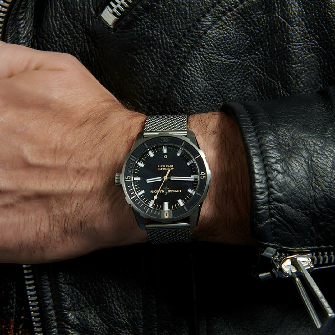 Ulysse Nardin - Diver 42 Black - Steel Mesh Bracelet - 42mm - Image 2