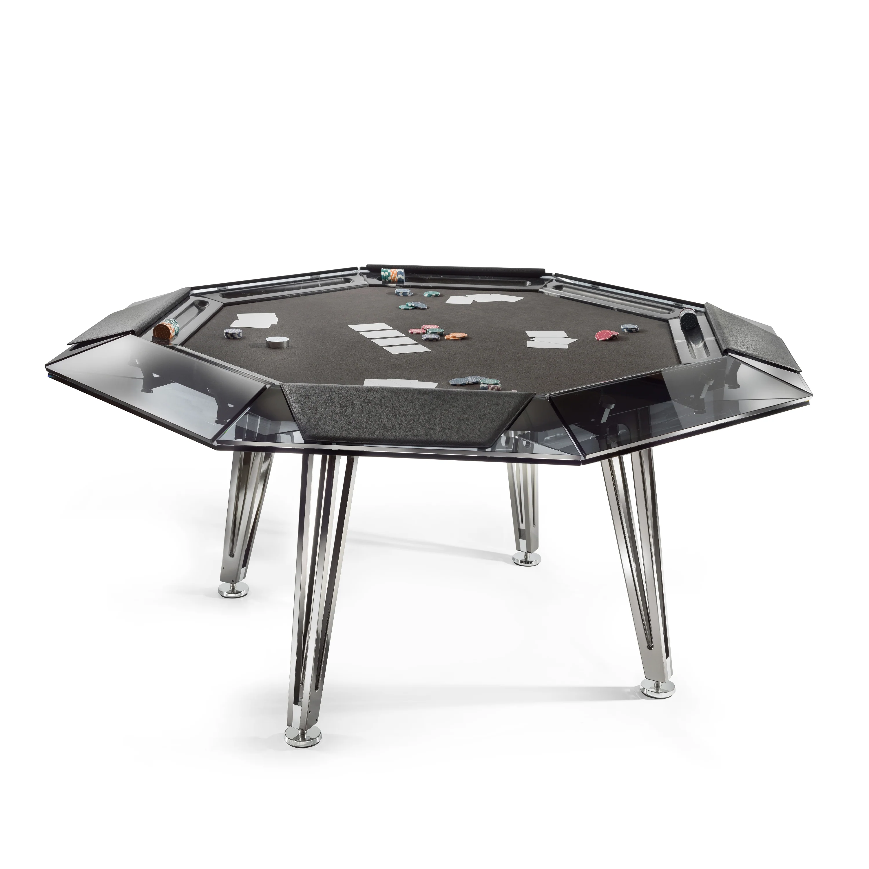 Unootto Black 8 Player Poker Table - Image 3