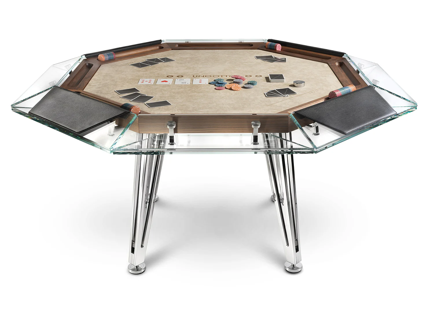 Unootto Wood 8 Player Poker Table - Image 3