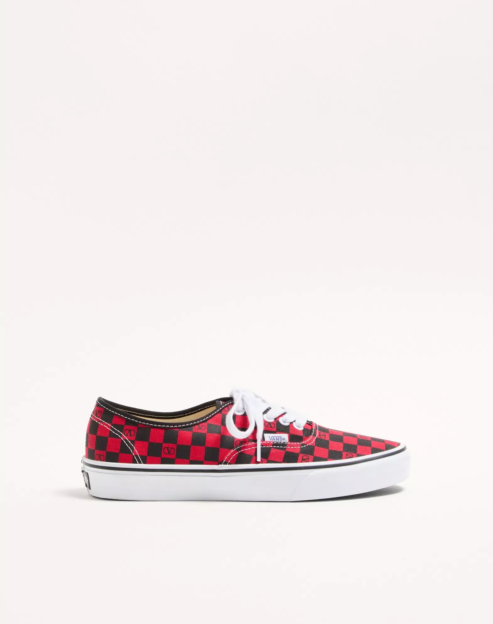 Ce Valentino Garavani And Vans Low-Top Trainer In Fabric With Vlogo Checkerboard Print - Image 5