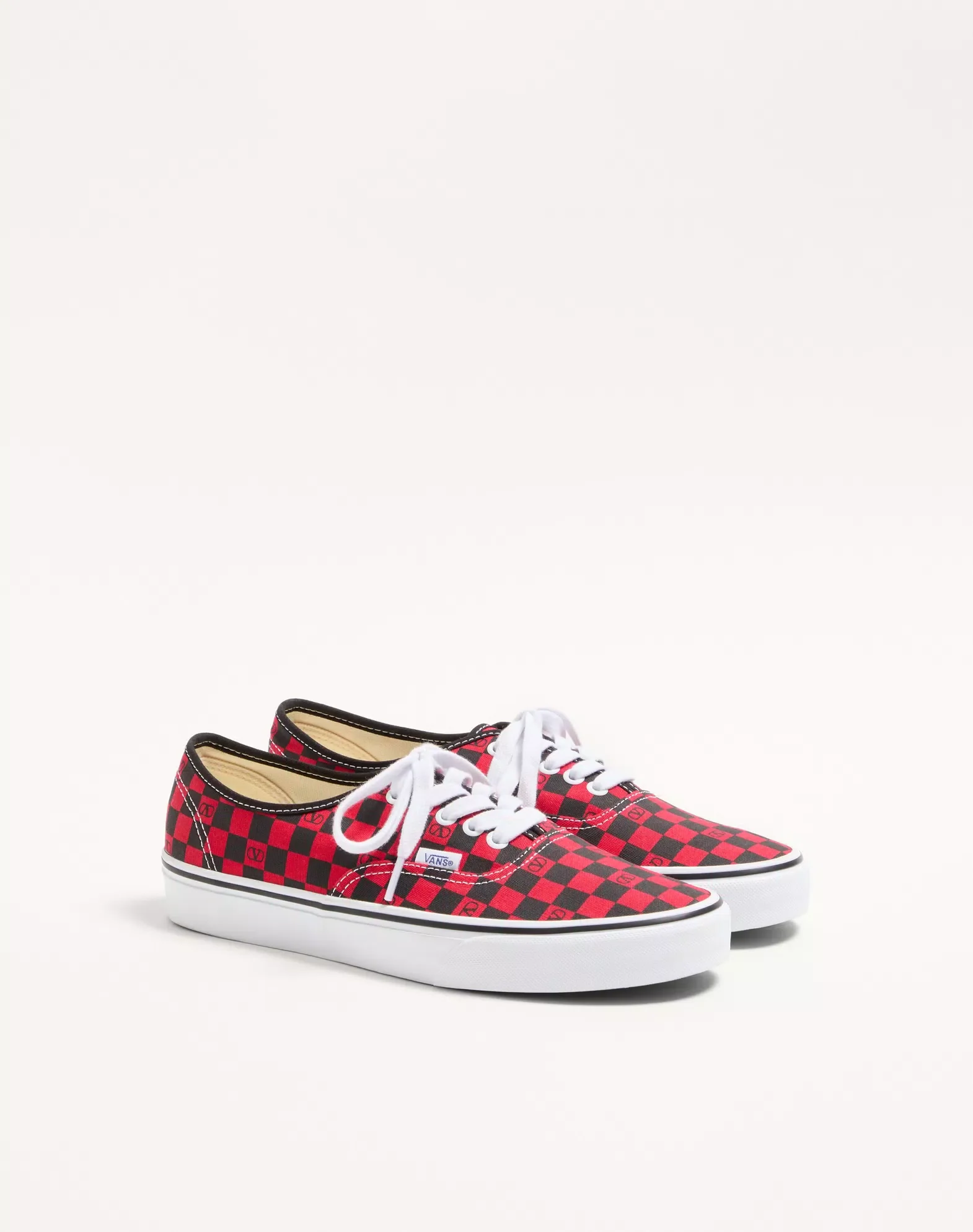 Ce Valentino Garavani And Vans Low-Top Trainer In Fabric With Vlogo Checkerboard Print - Image 7