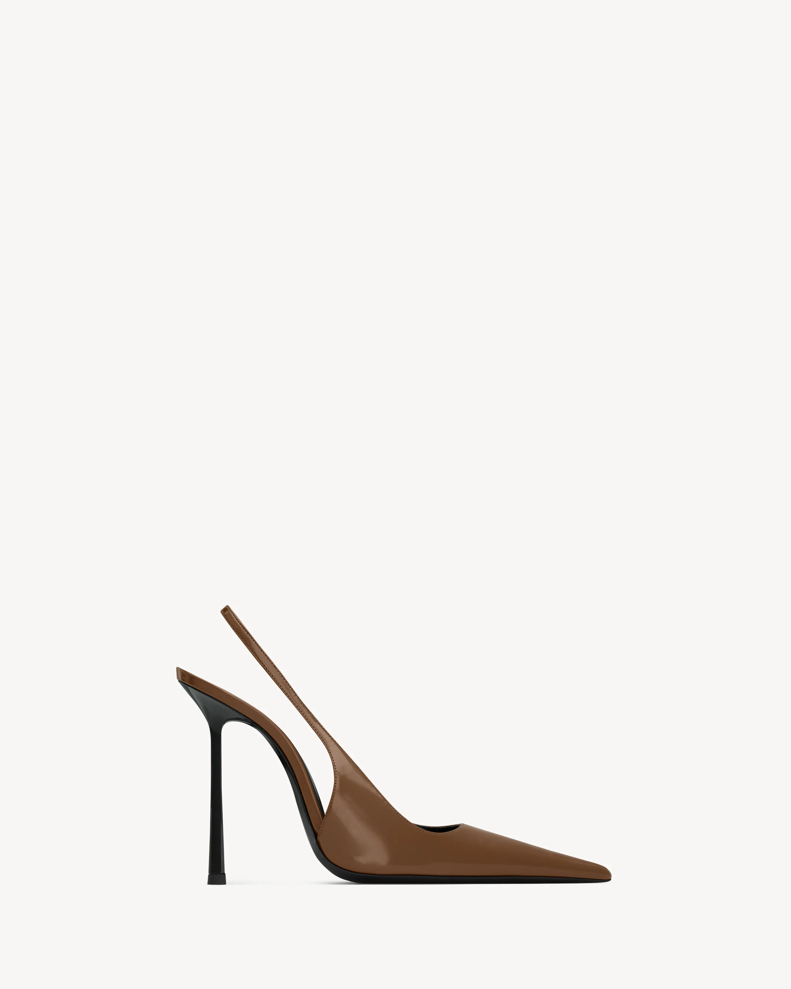 Vendome Slingback Pumps In Glazed Leather - Image 4