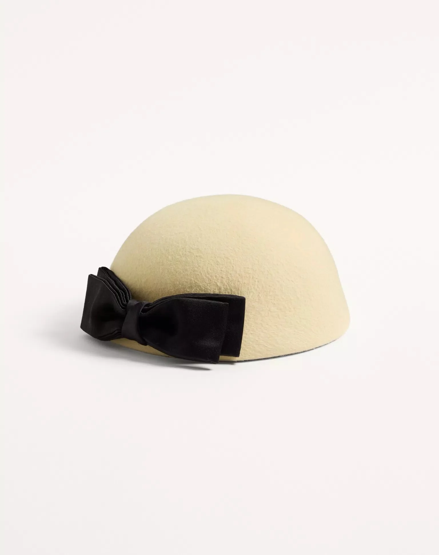 Vlogo Signature Hat In Lapin Fabric With Satin Bow - Image 3