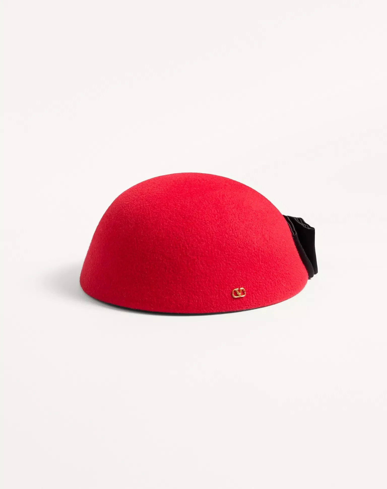Vlogo Signature Hat In Lapin Fabric With Satin Bow - Image 8