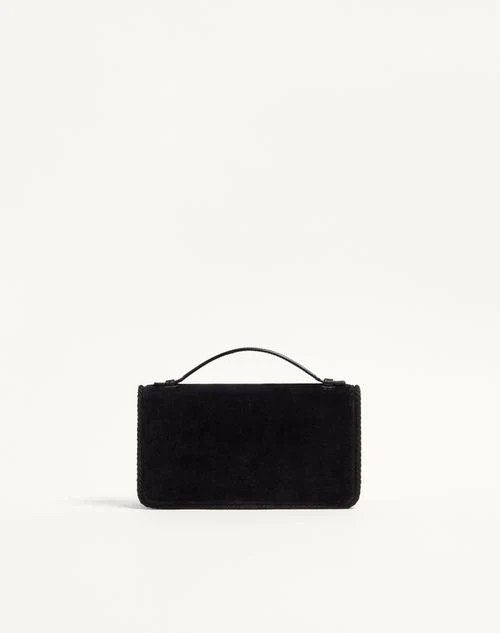 Vlogo Signature Velvet Chain Wallet With Jewel Logo - Image 3