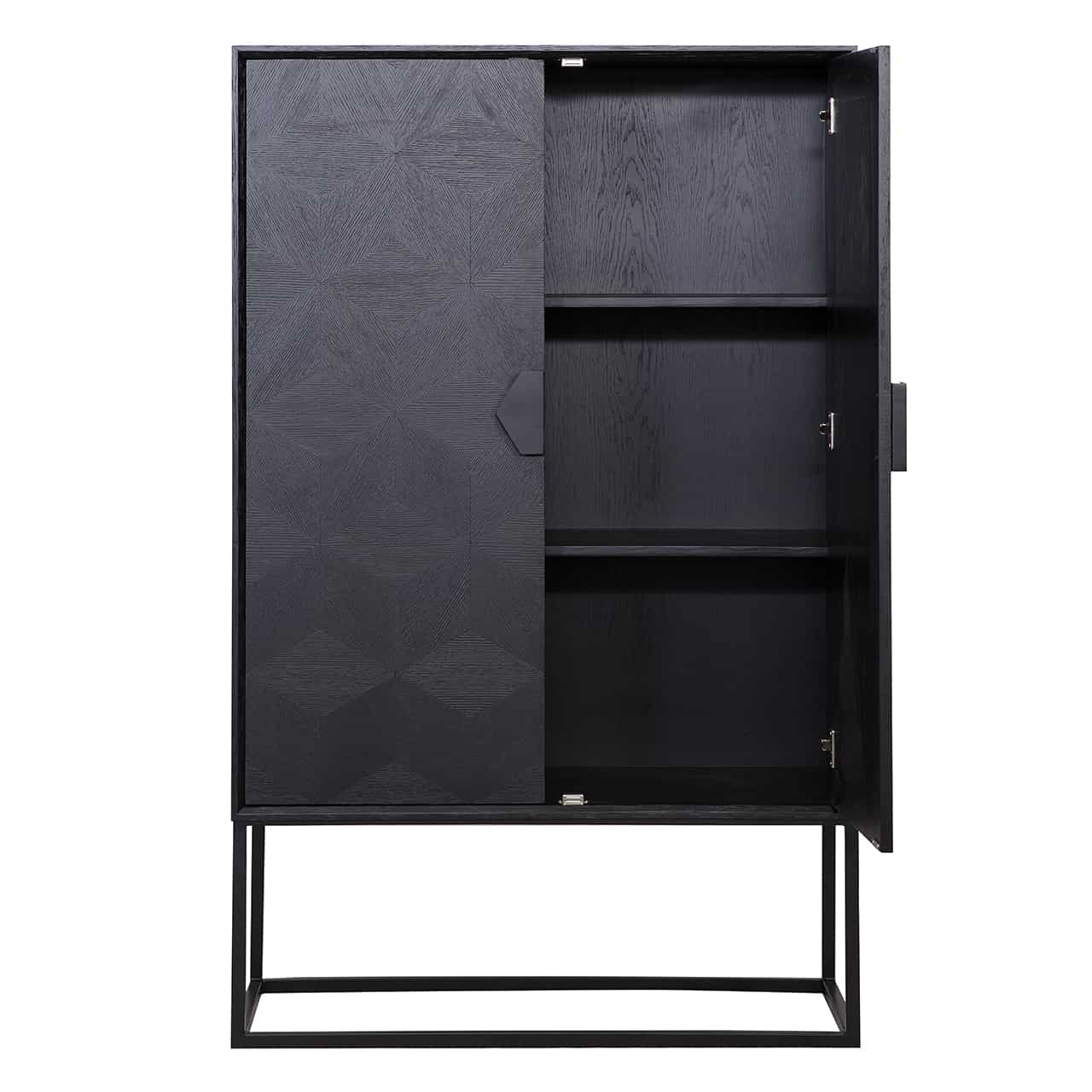 Wall cabinet Blax 2-doors (Black) - Image 5