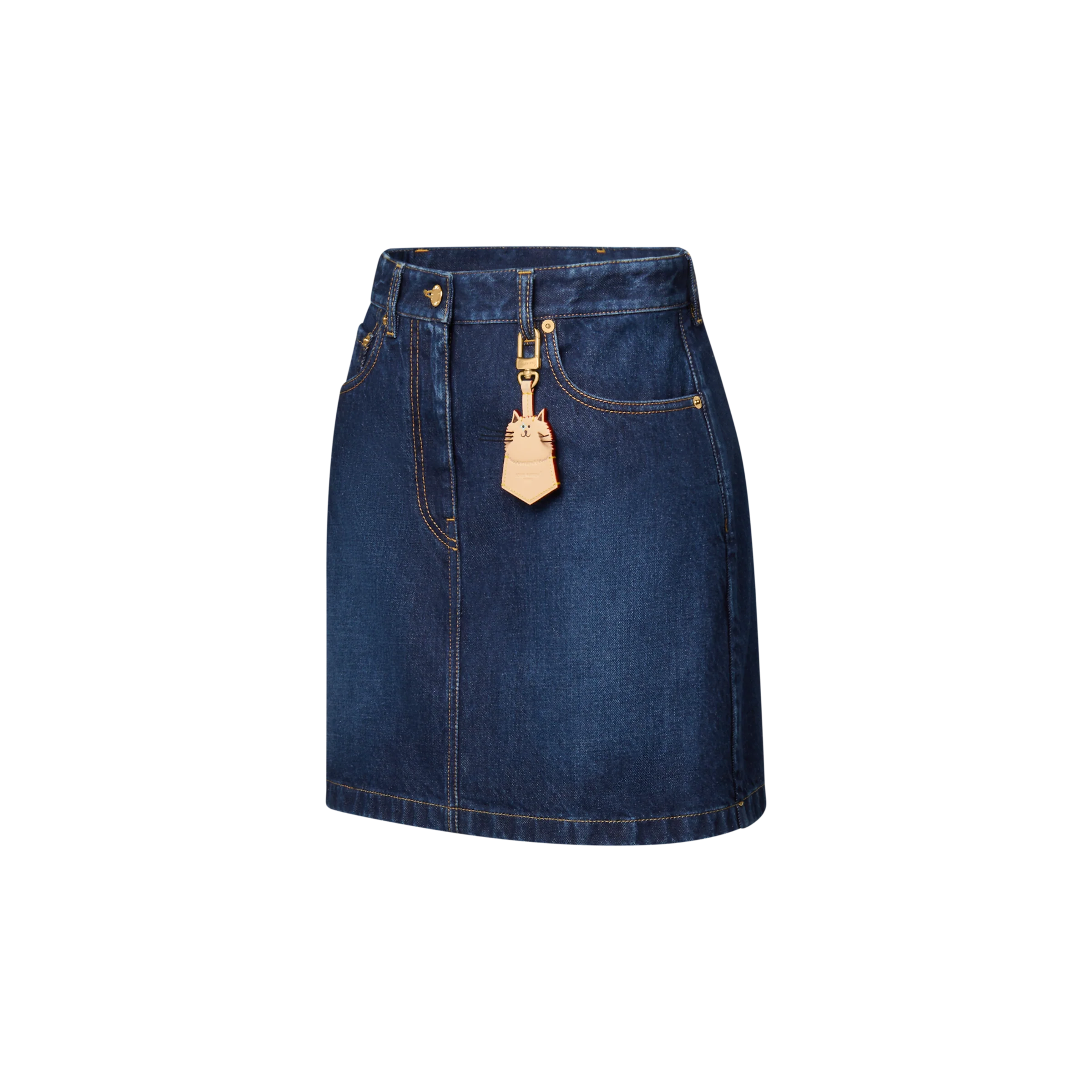 Washed Denim Skirt - Image 2