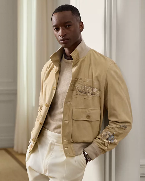 Hayworth Painted Suede Jacket - Image 2