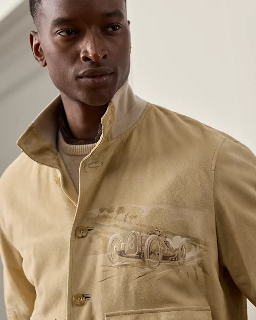 Hayworth Painted Suede Jacket - Image 4
