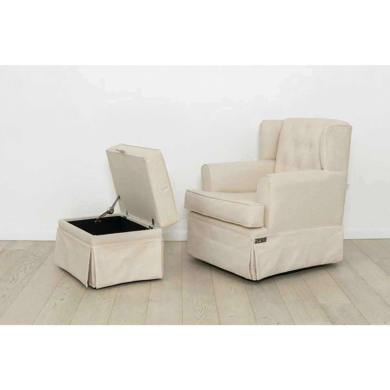Wingback Nursery Glider - Image 3