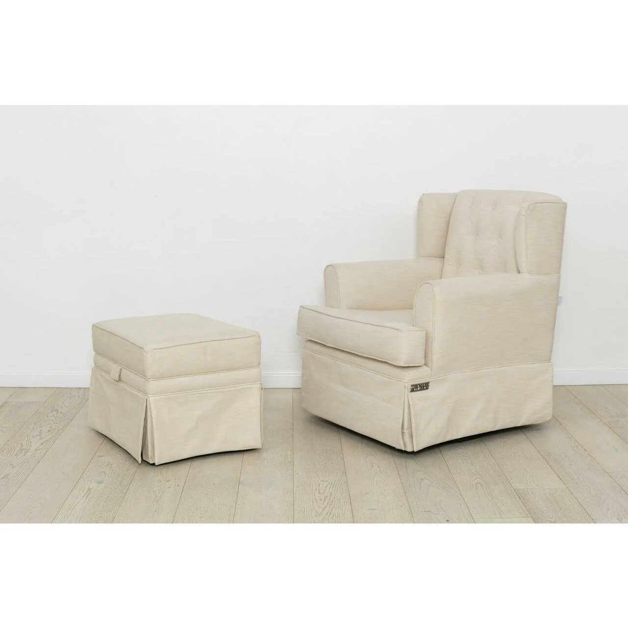 Wingback Nursery Glider - Image 4