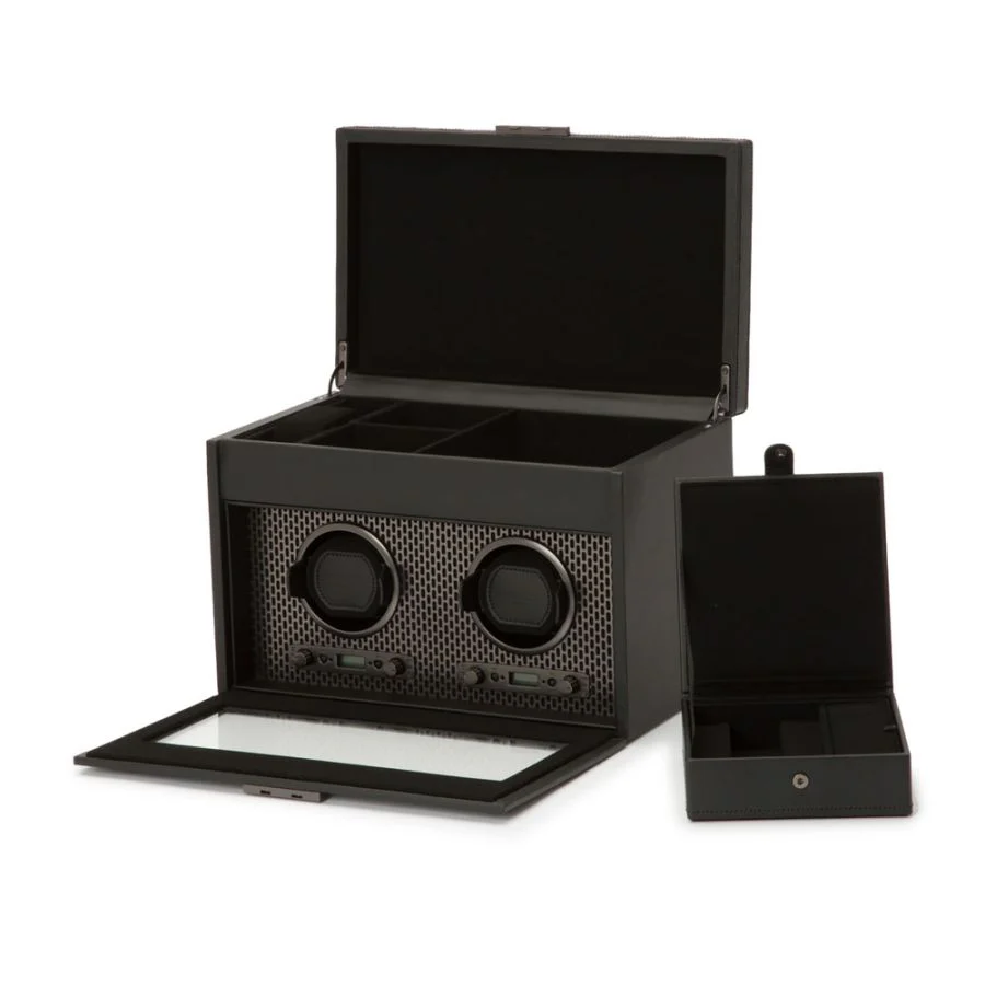Axis Double Watch Winder With Storage - Image 9
