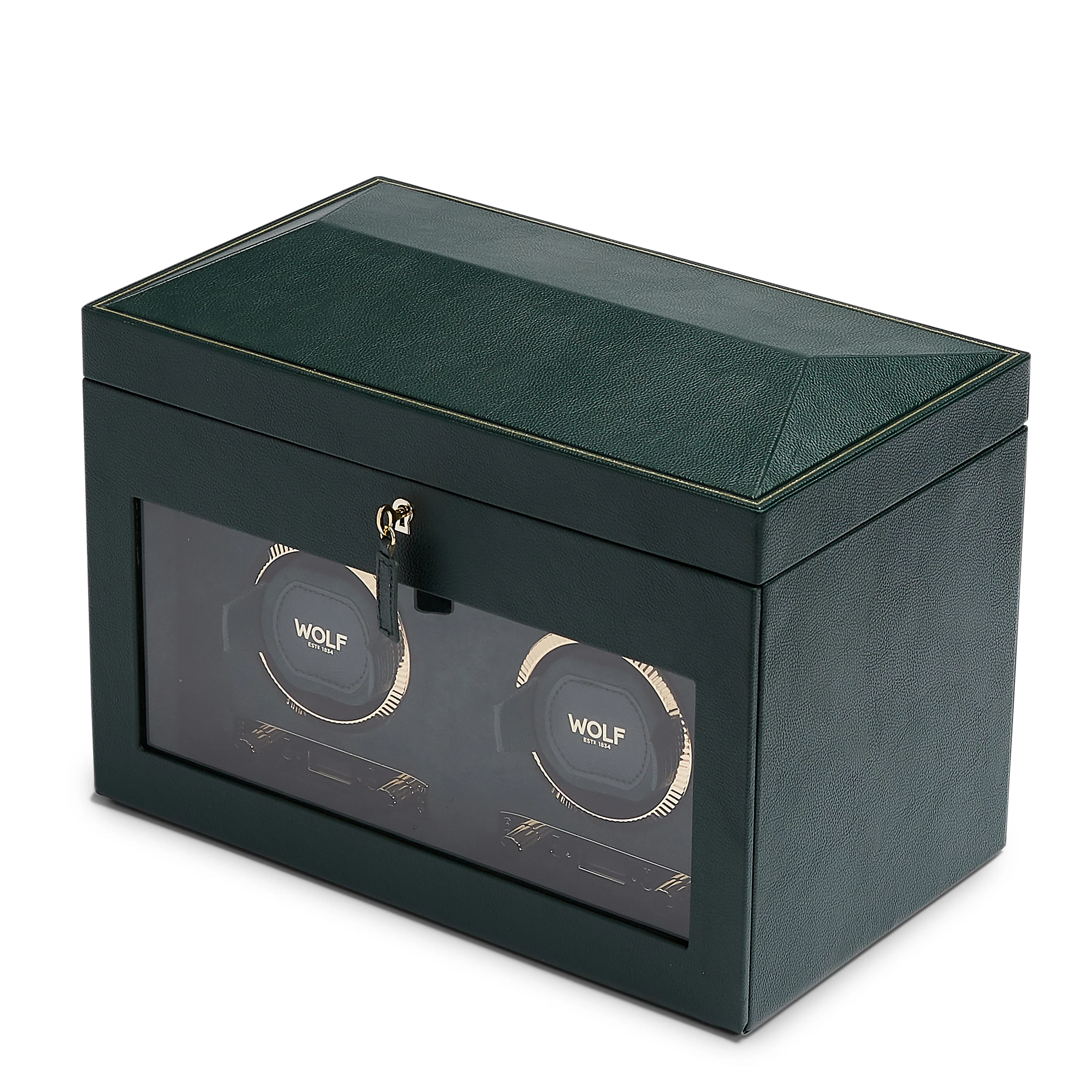 British Racing Double Watch Winder With Storage - Image 3