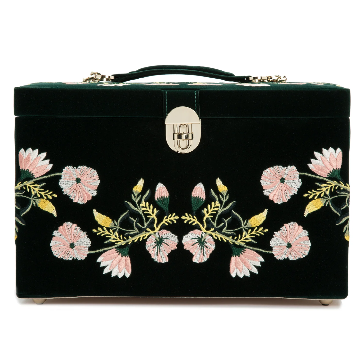 Zoe Large Jewelry Box Forest Green - Image 2