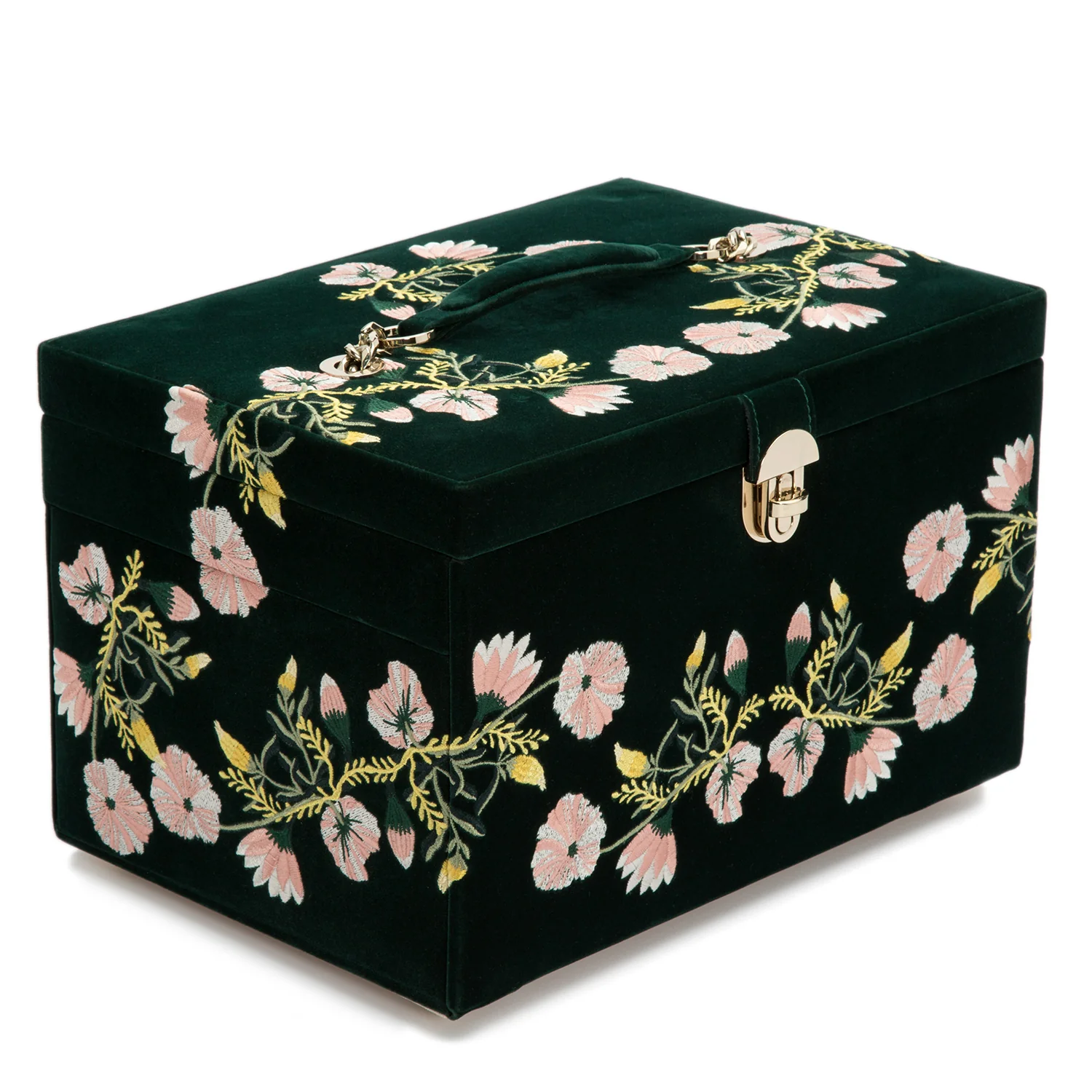 Zoe Large Jewelry Box Forest Green - Image 3