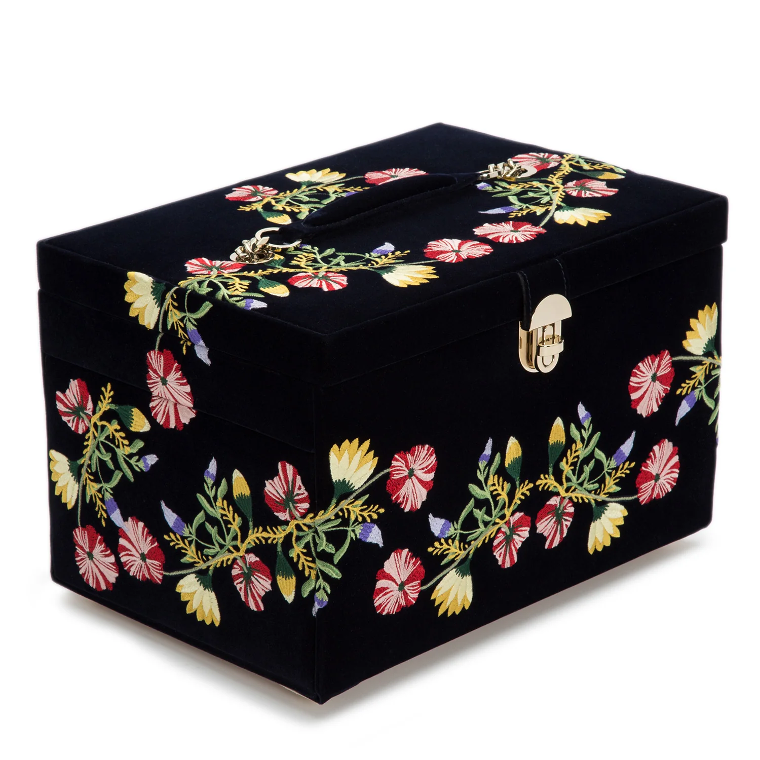 Zoe Large Jewelry Box Indigo - Image 3