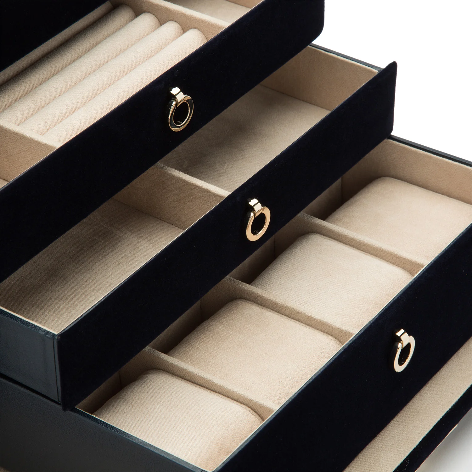 Zoe Large Jewelry Box Indigo - Image 5