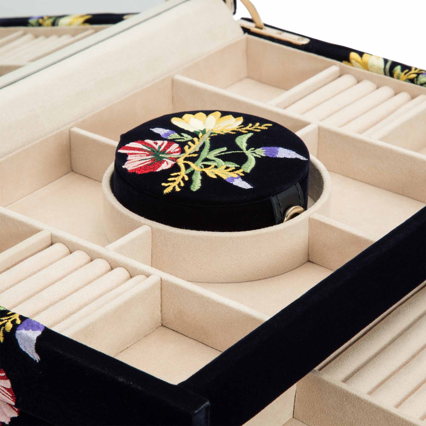 Zoe Large Jewelry Box Indigo - Image 6