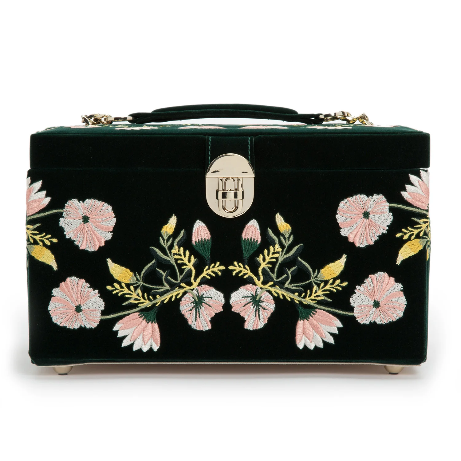 Zoe Medium Jewelry Box Forest Green - Image 2