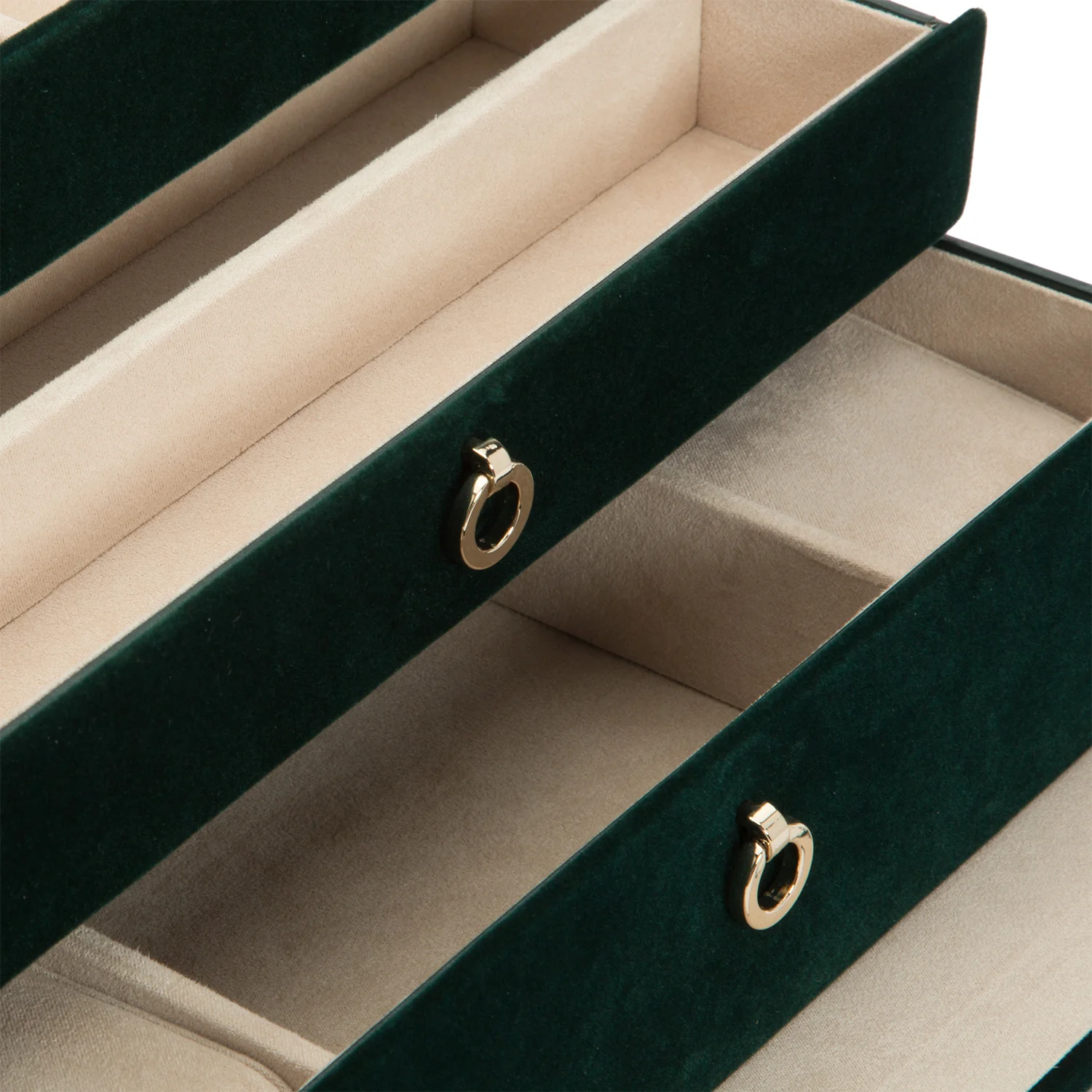 Zoe Medium Jewelry Box Forest Green - Image 5