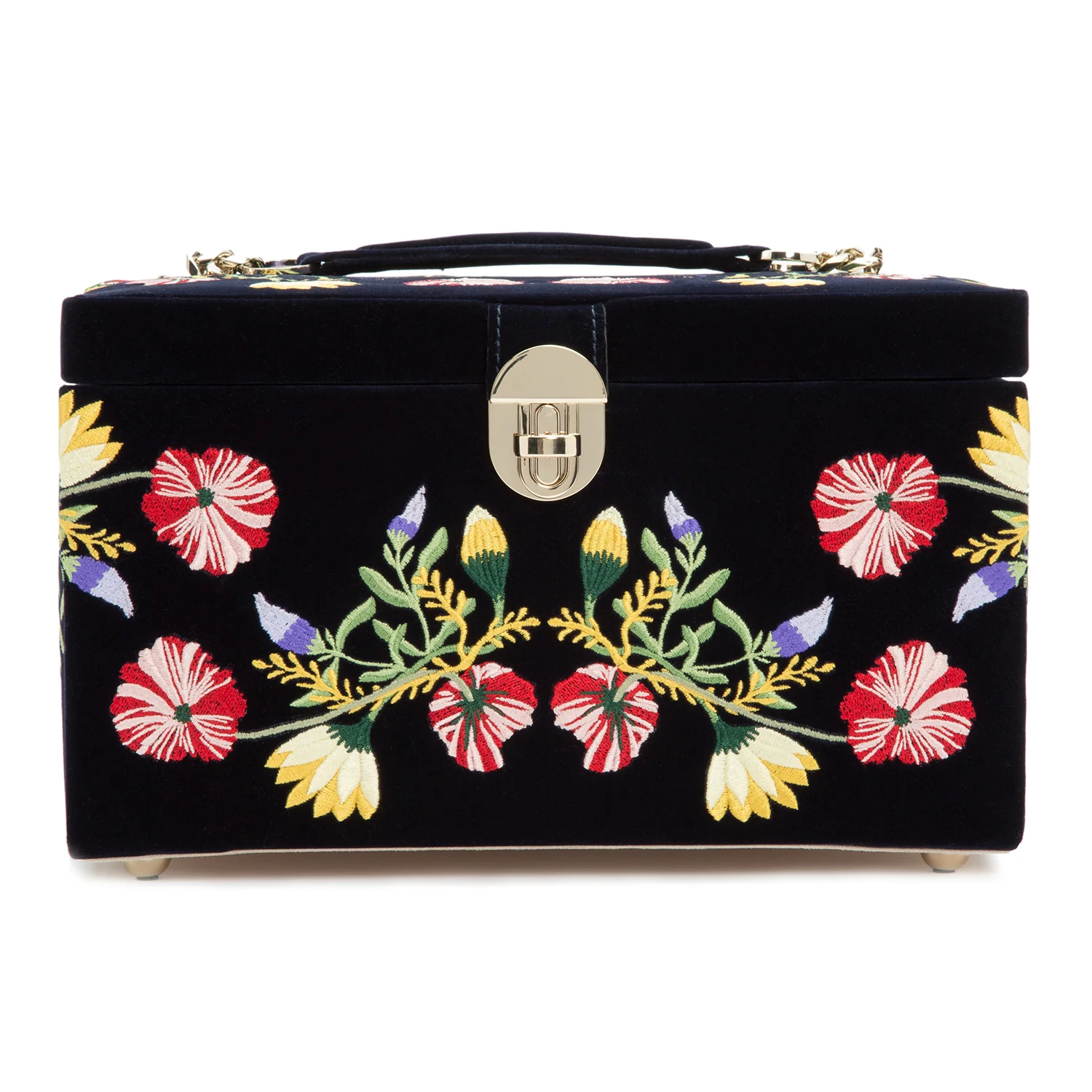 Zoe Medium Jewelry Box Indigo - Image 2