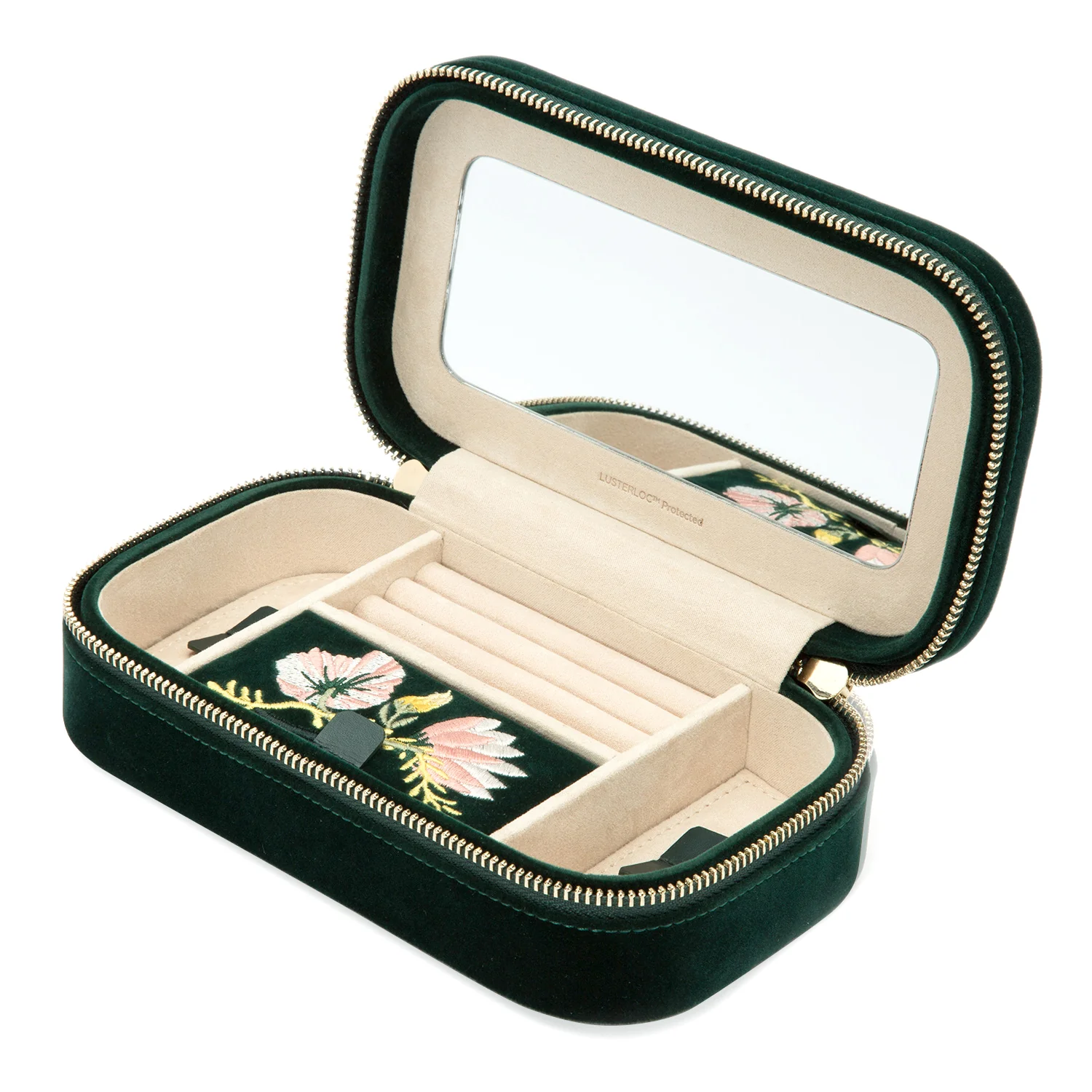 Zoe Travel Zip Case Forest Green - Image 3
