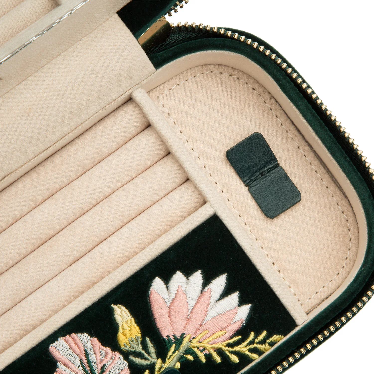 Zoe Travel Zip Case Forest Green - Image 4