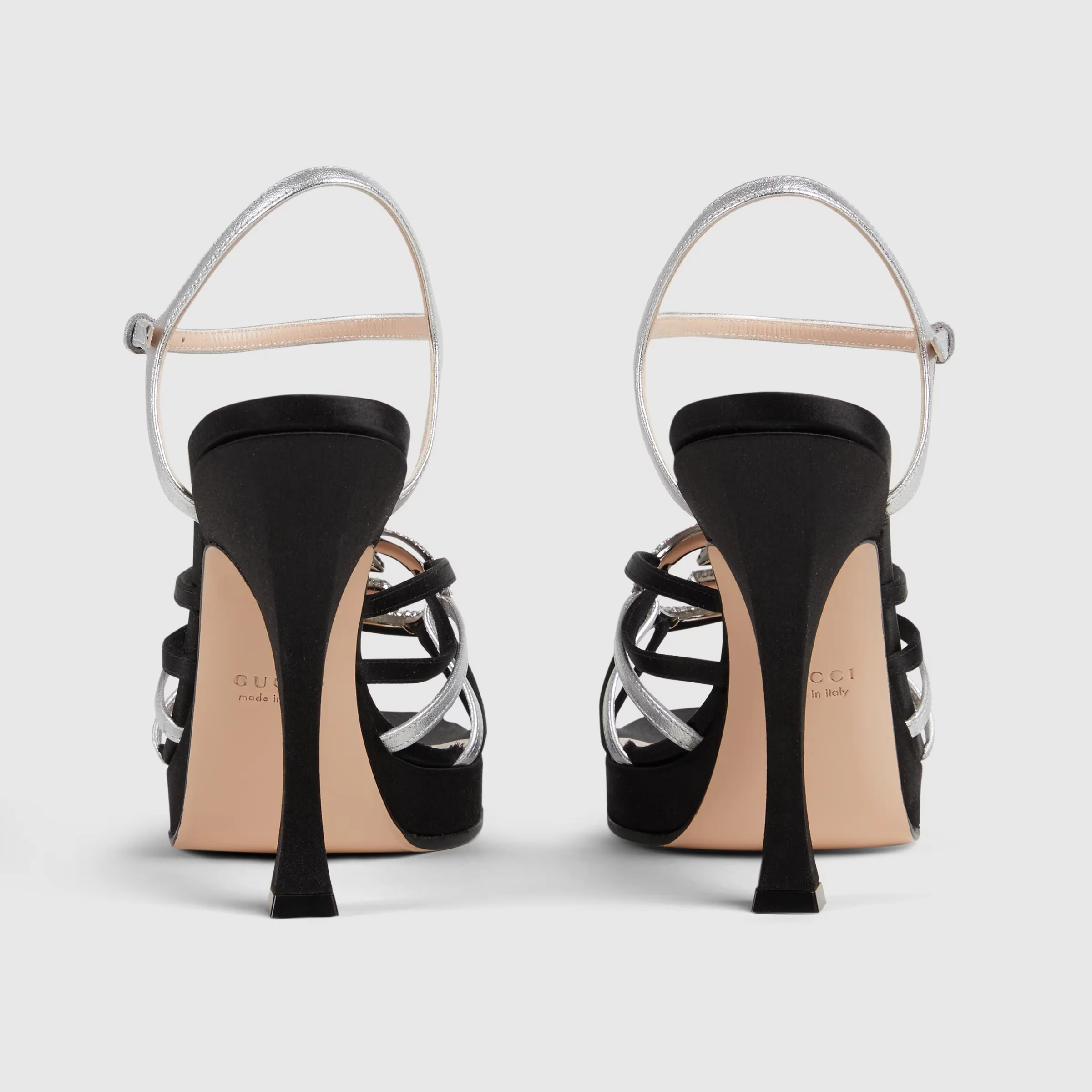 Women's Pump With Crystal Interlocking G - Image 4
